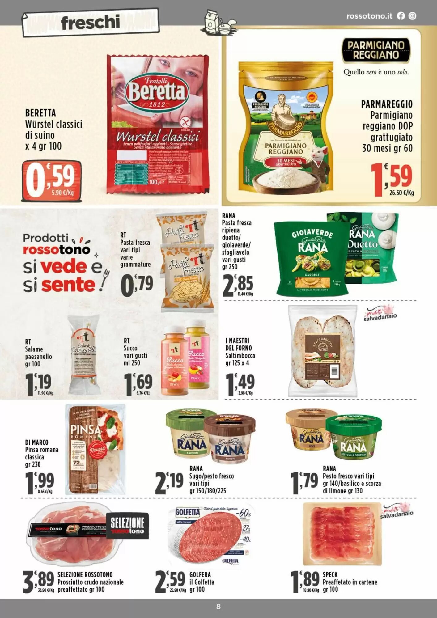 Volantino promozionale Rossotono  valide dal 03/09/2026 - Pagina 8.