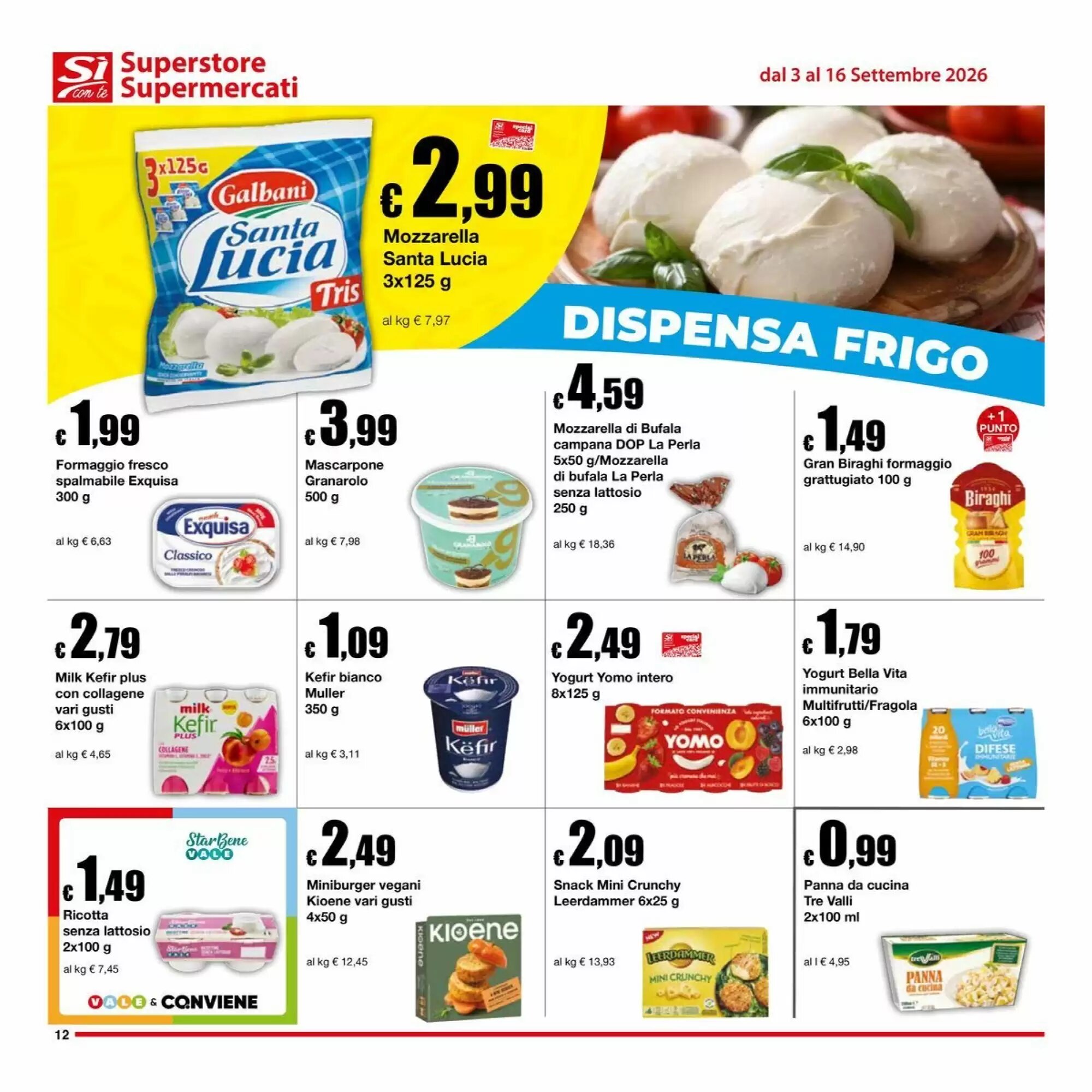 Volantino promozionale Sì con te  valide dal 03/09/2026 - Pagina 12.