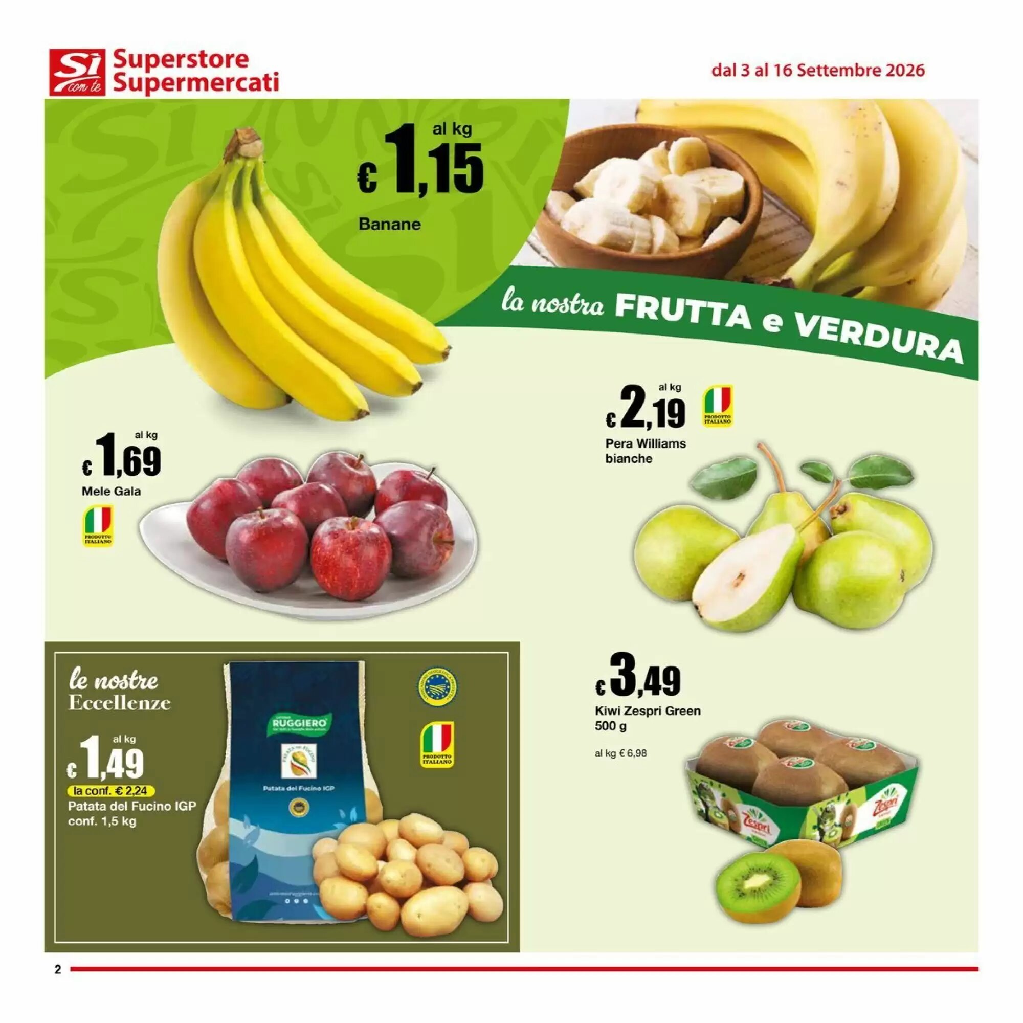 Volantino promozionale Sì con te  valide dal 03/09/2026 - Pagina 2.