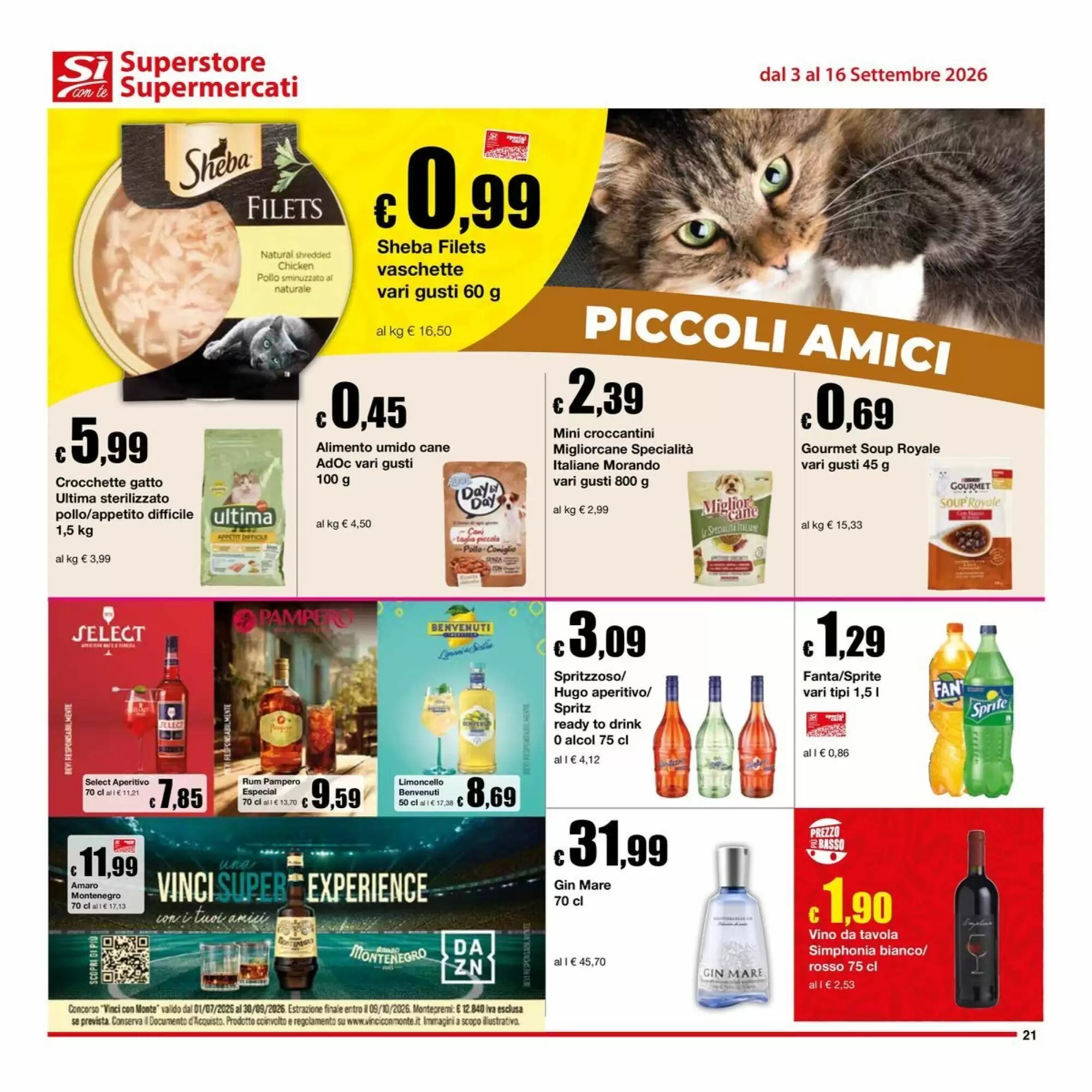 Volantino promozionale Sì con te  valide dal 03/09/2026 - Pagina 21.