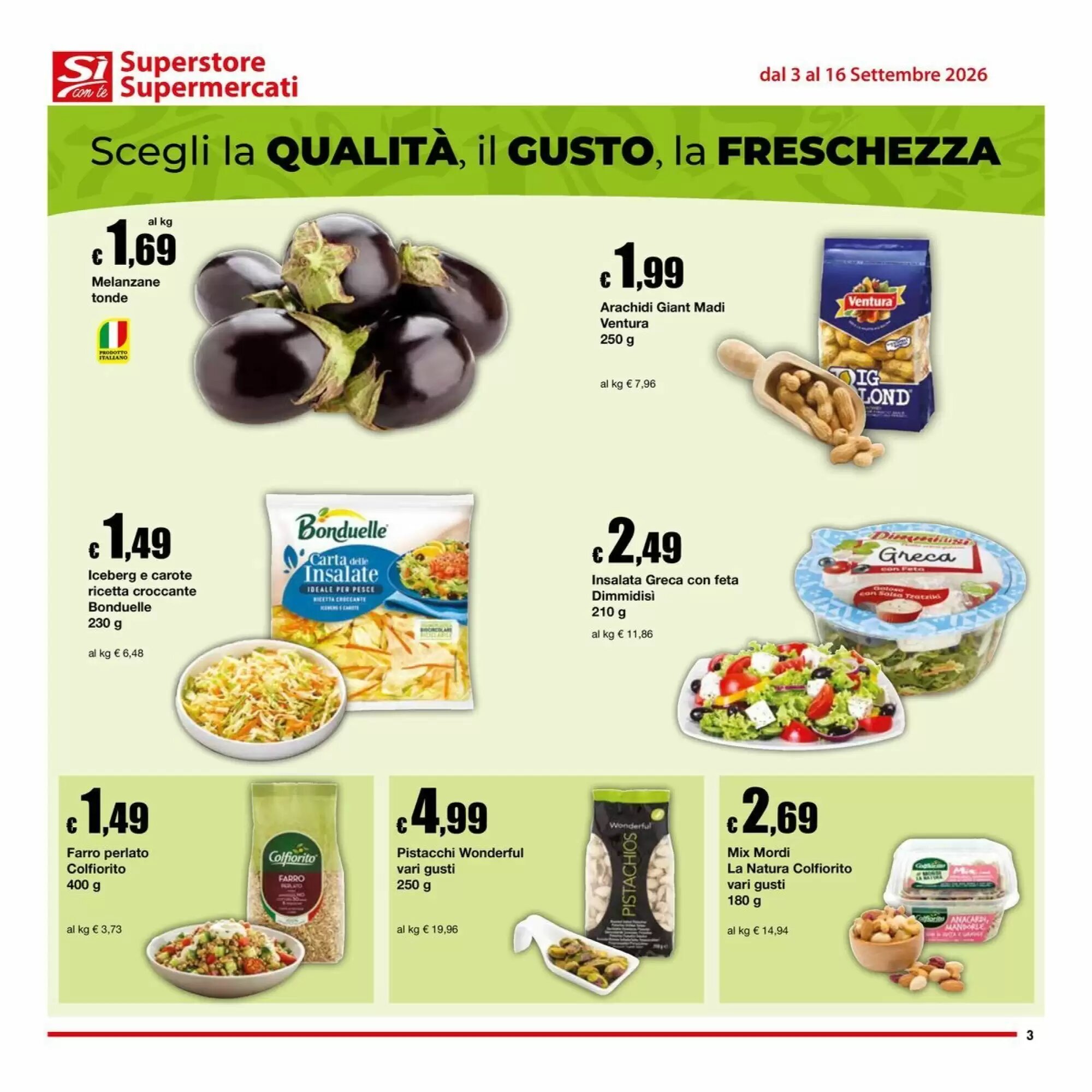Volantino promozionale Sì con te  valide dal 03/09/2026 - Pagina 3.
