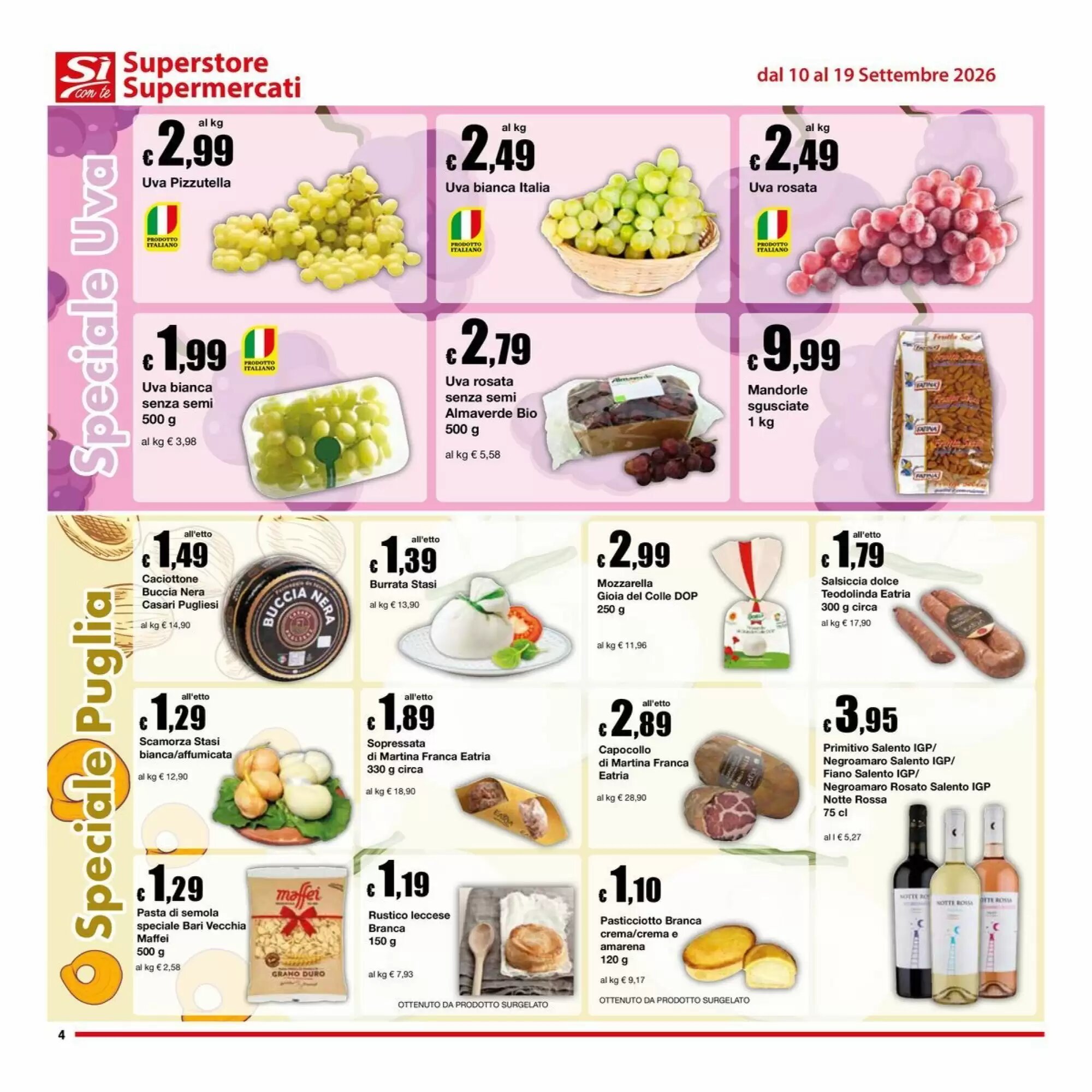 Volantino promozionale Sì con te  valide dal 03/09/2026 - Pagina 4.