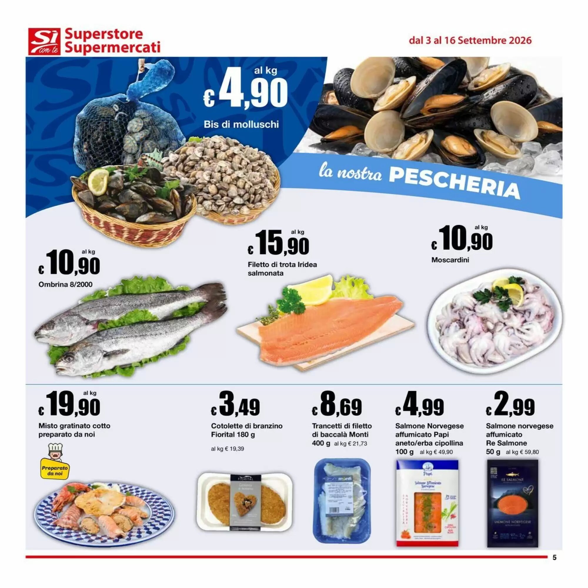 Volantino promozionale Sì con te  valide dal 03/09/2026 - Pagina 5.