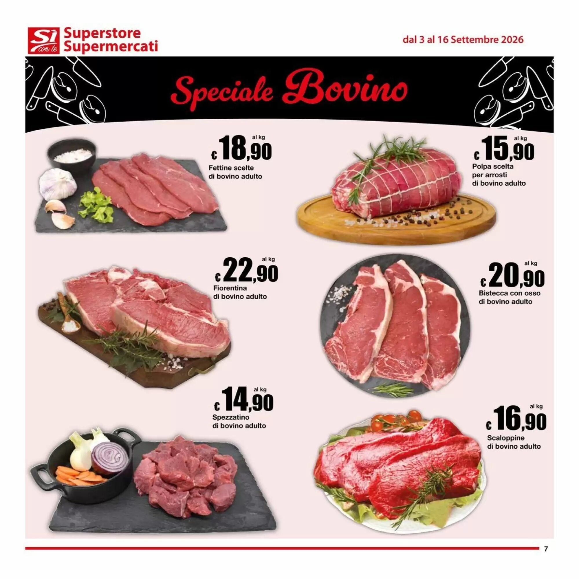Volantino promozionale Sì con te  valide dal 03/09/2026 - Pagina 7.