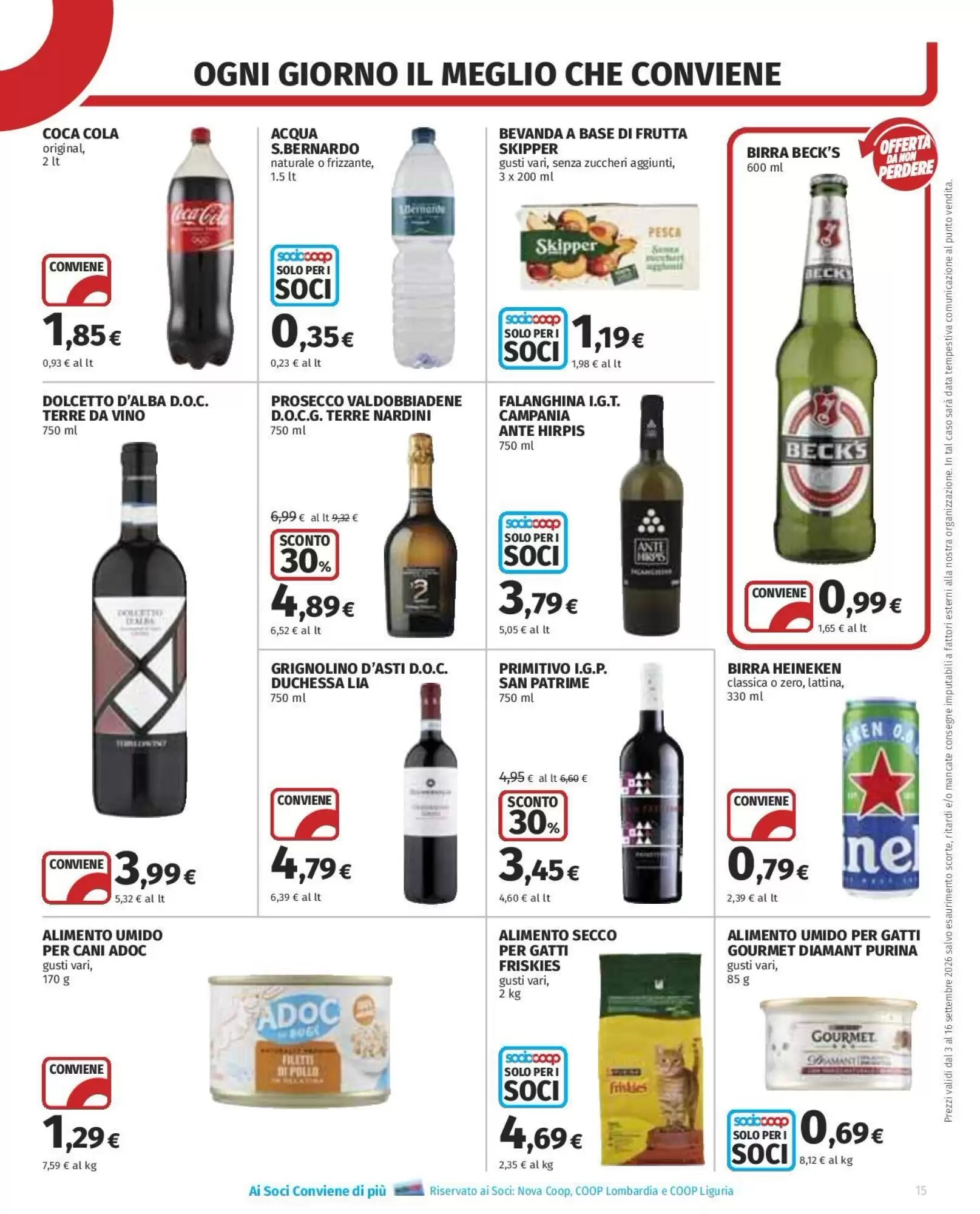 Volantino promozionale Coop Superstore  valide dal 03/09/2026 - Pagina 15.