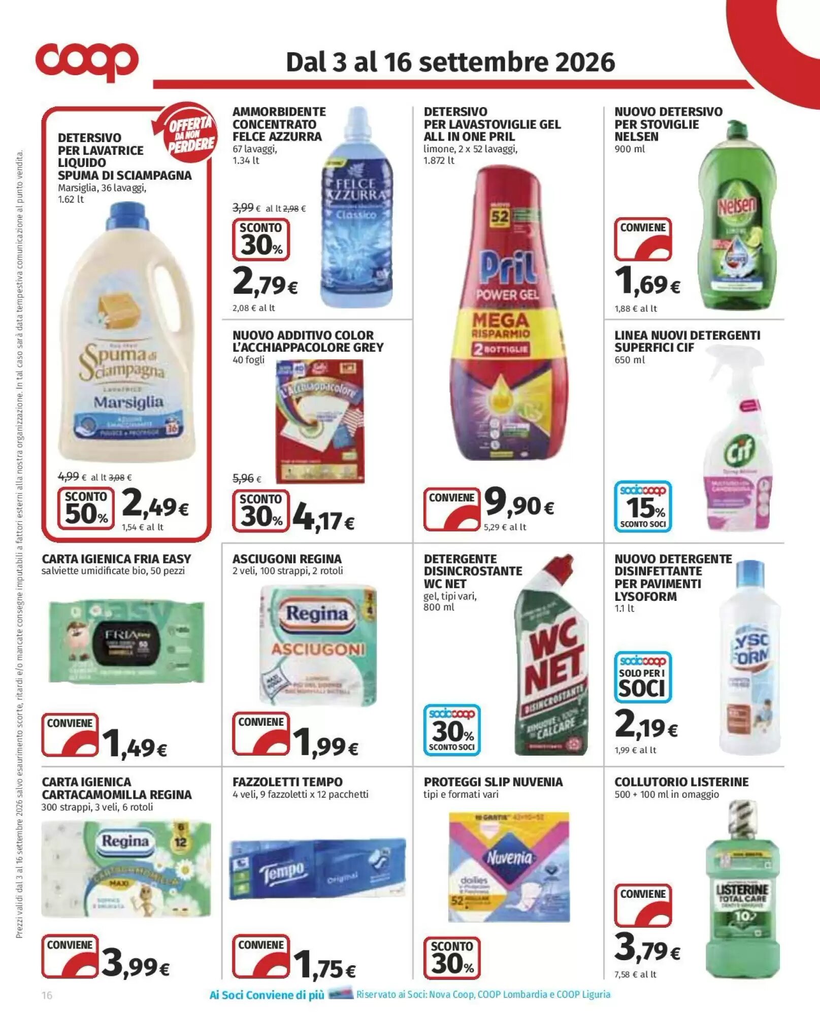 Volantino promozionale Coop Superstore  valide dal 03/09/2026 - Pagina 16.