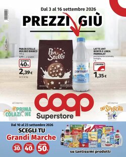 Volantino promozionale Coop Superstore  valide dal 03/09/2026