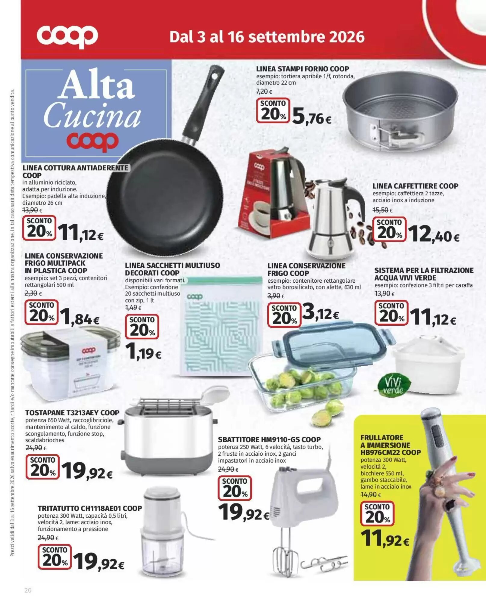 Volantino promozionale Coop Superstore  valide dal 03/09/2026 - Pagina 20.