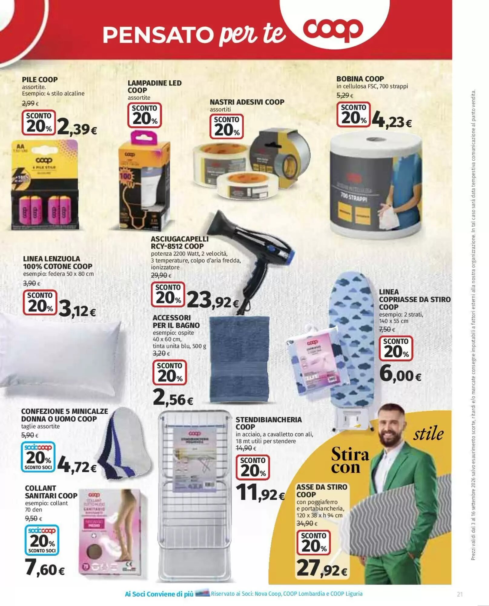 Volantino promozionale Coop Superstore  valide dal 03/09/2026 - Pagina 21.