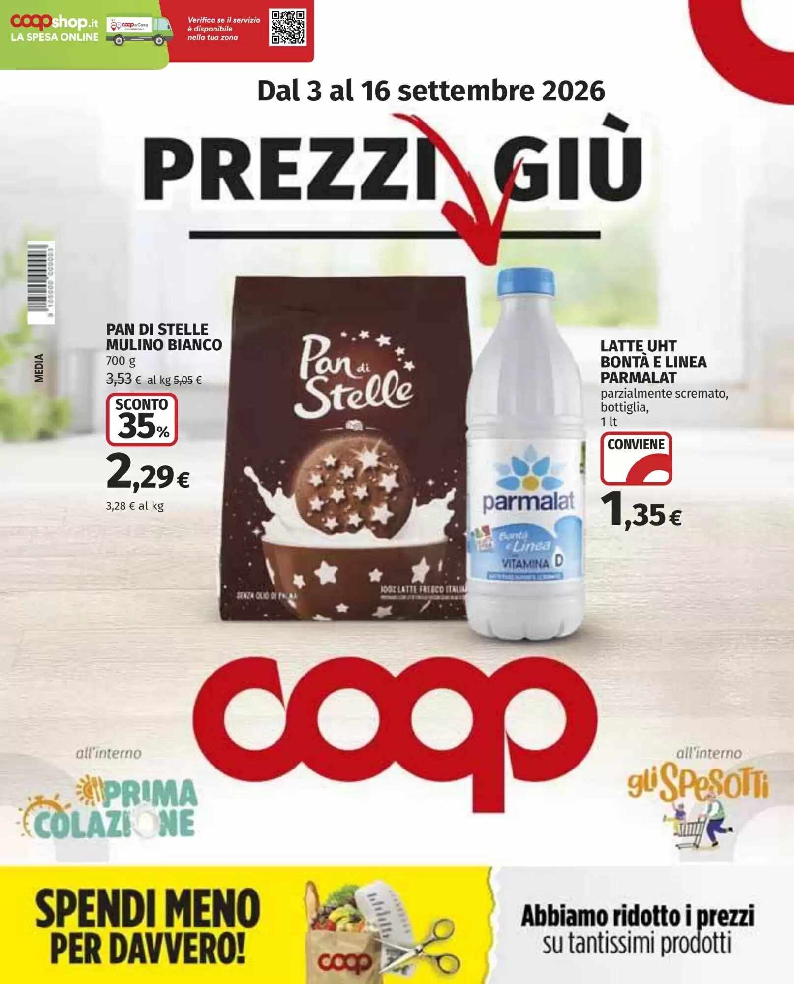Volantino promozionale Coop  valide dal 03/09/2026 - Pagina 1.