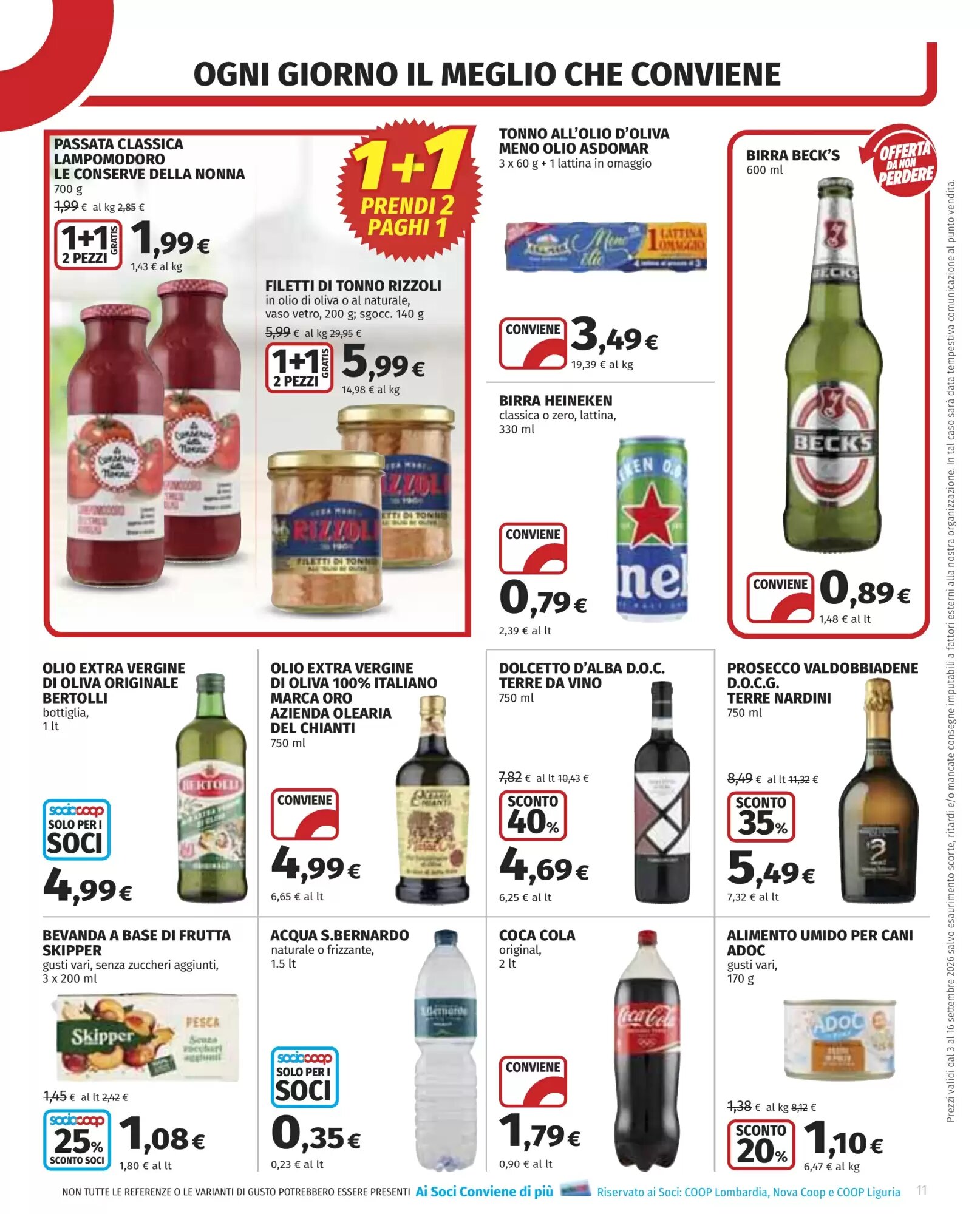 Volantino promozionale Coop  valide dal 03/09/2026 - Pagina 11.