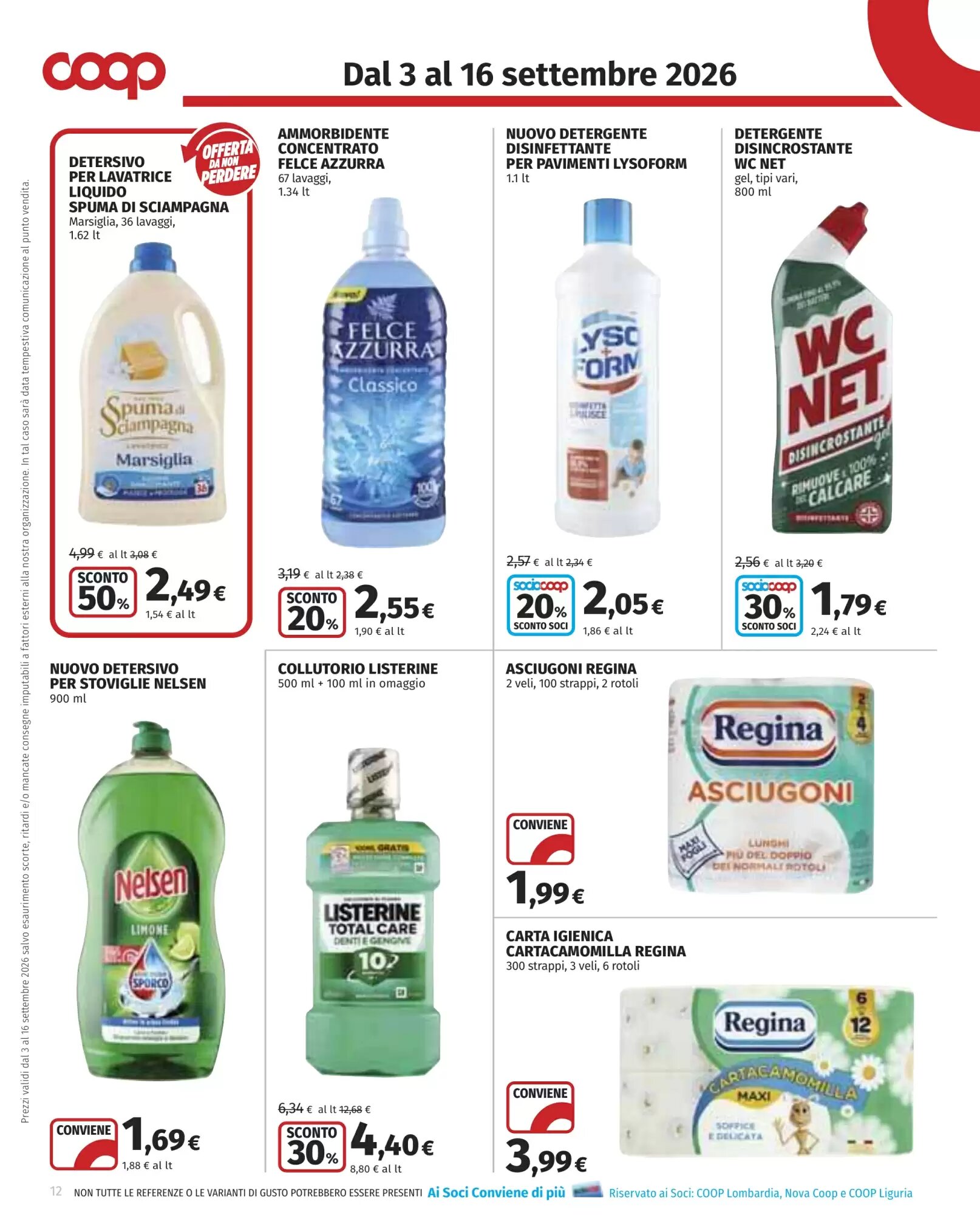 Volantino promozionale Coop  valide dal 03/09/2026 - Pagina 12.