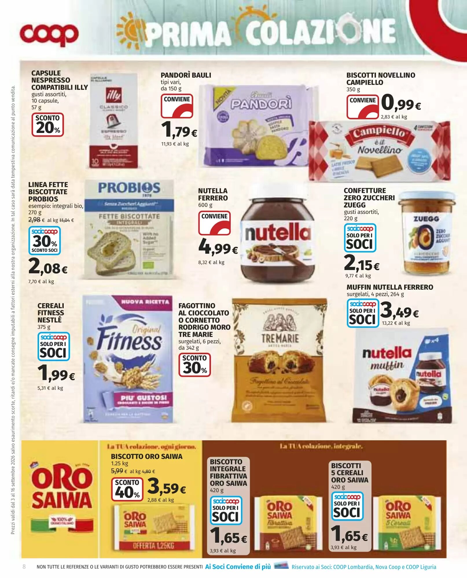 Volantino promozionale Coop  valide dal 03/09/2026 - Pagina 8.