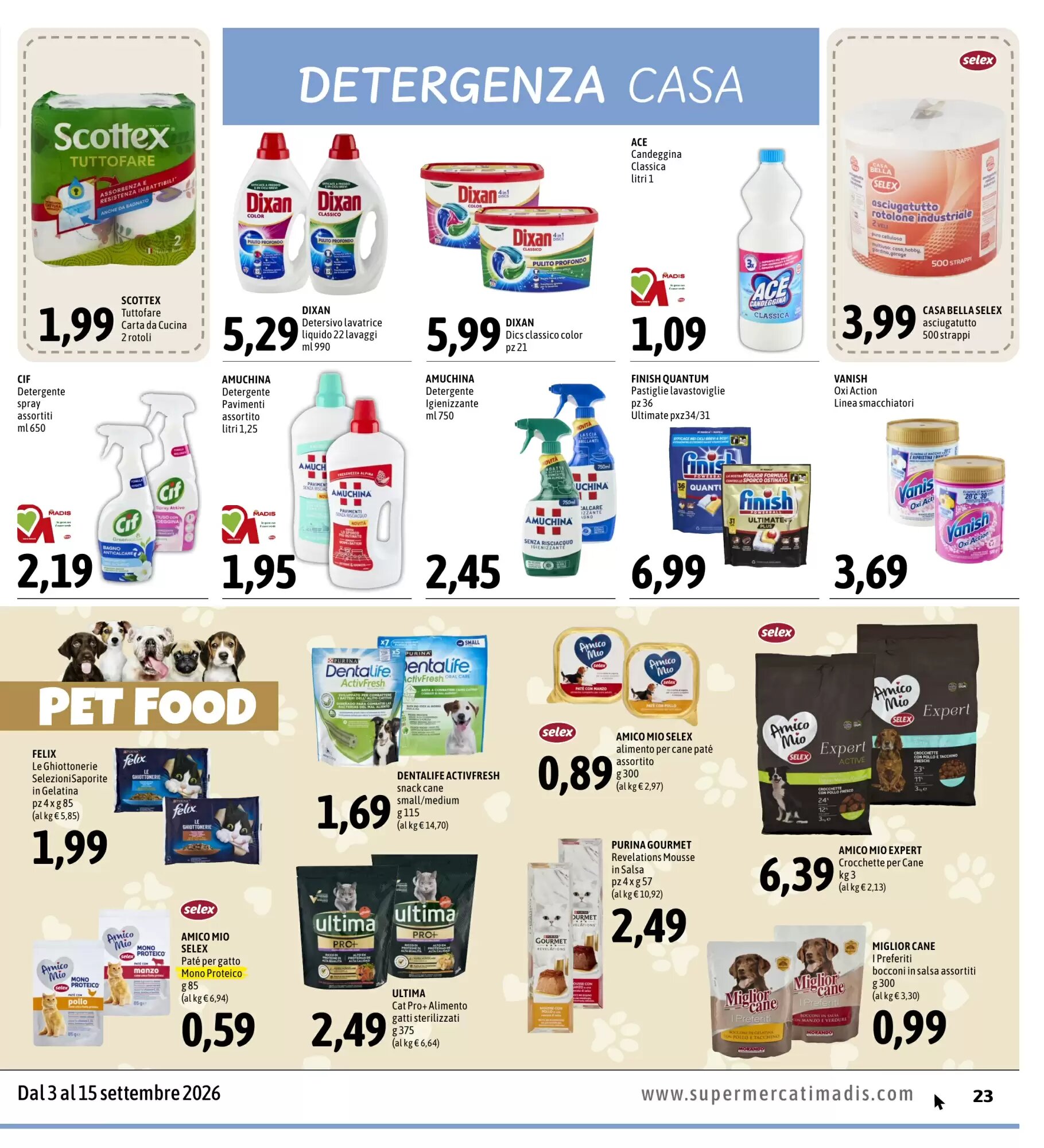 Volantino promozionale Madis  valide dal 03/09/2026 - Pagina 23.