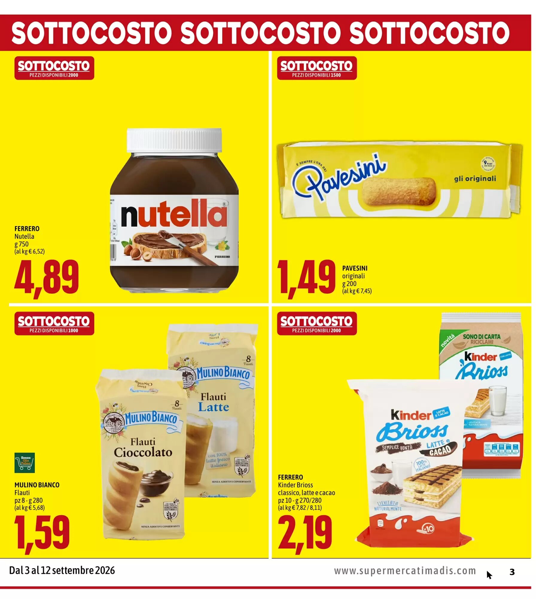 Volantino promozionale Madis  valide dal 03/09/2026 - Pagina 3.