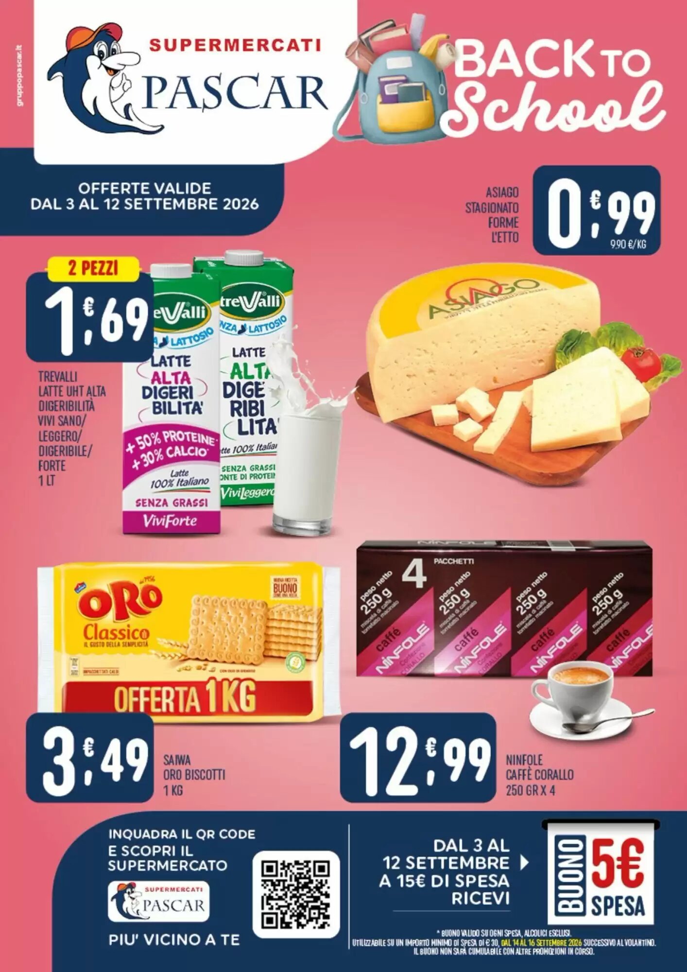 Volantino promozionale Gruppo Pascar valide dal 03/09/2026 - Pagina 1.