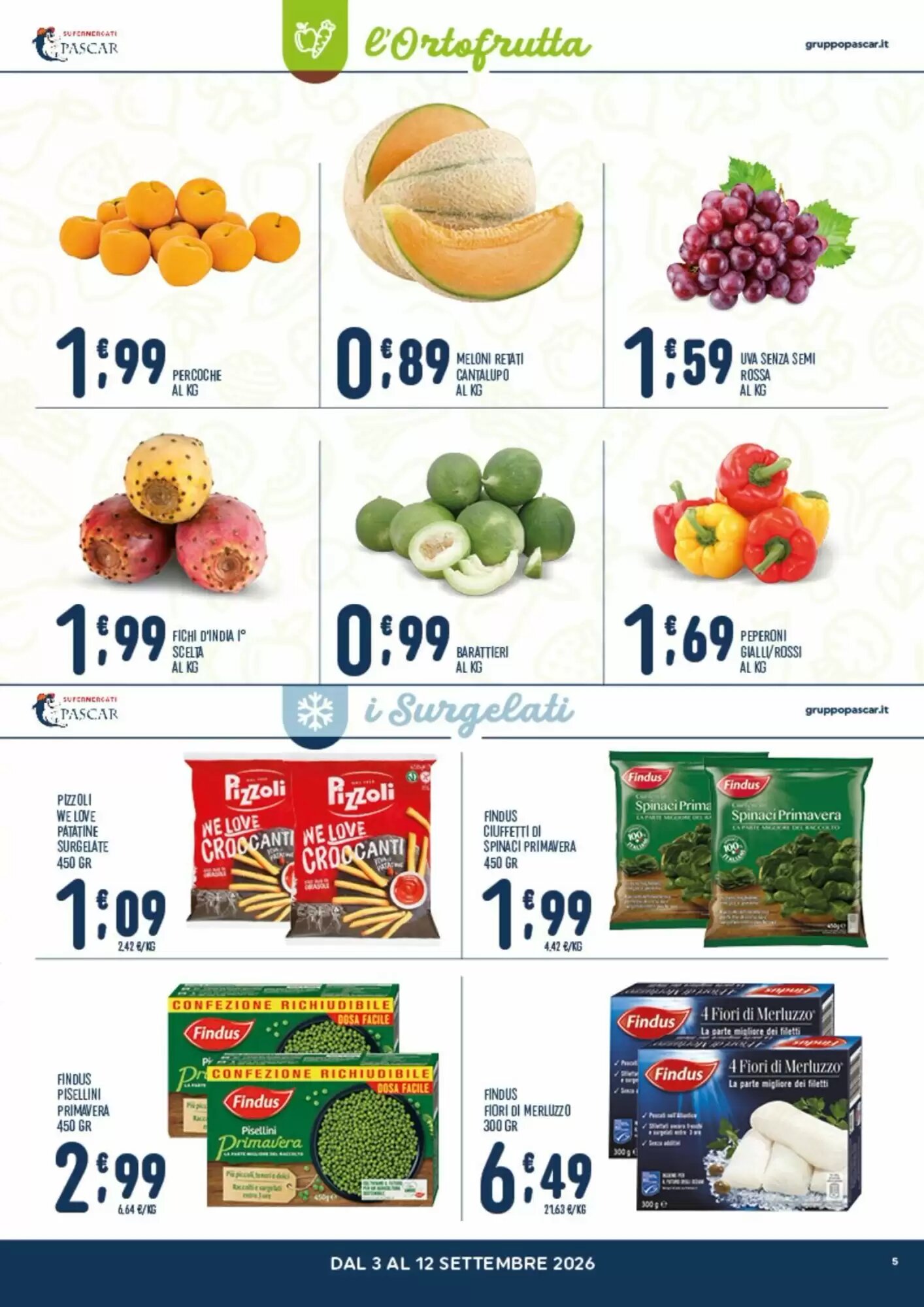 Volantino promozionale Gruppo Pascar  valide dal 03/09/2026 - Pagina 5.