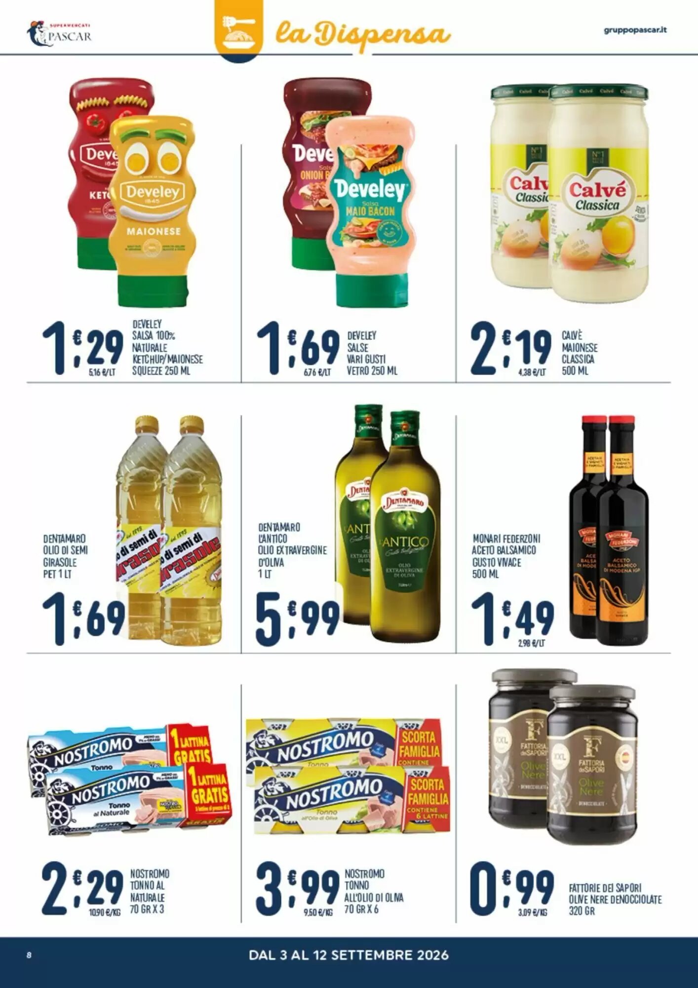 Volantino promozionale Gruppo Pascar  valide dal 03/09/2026 - Pagina 8.