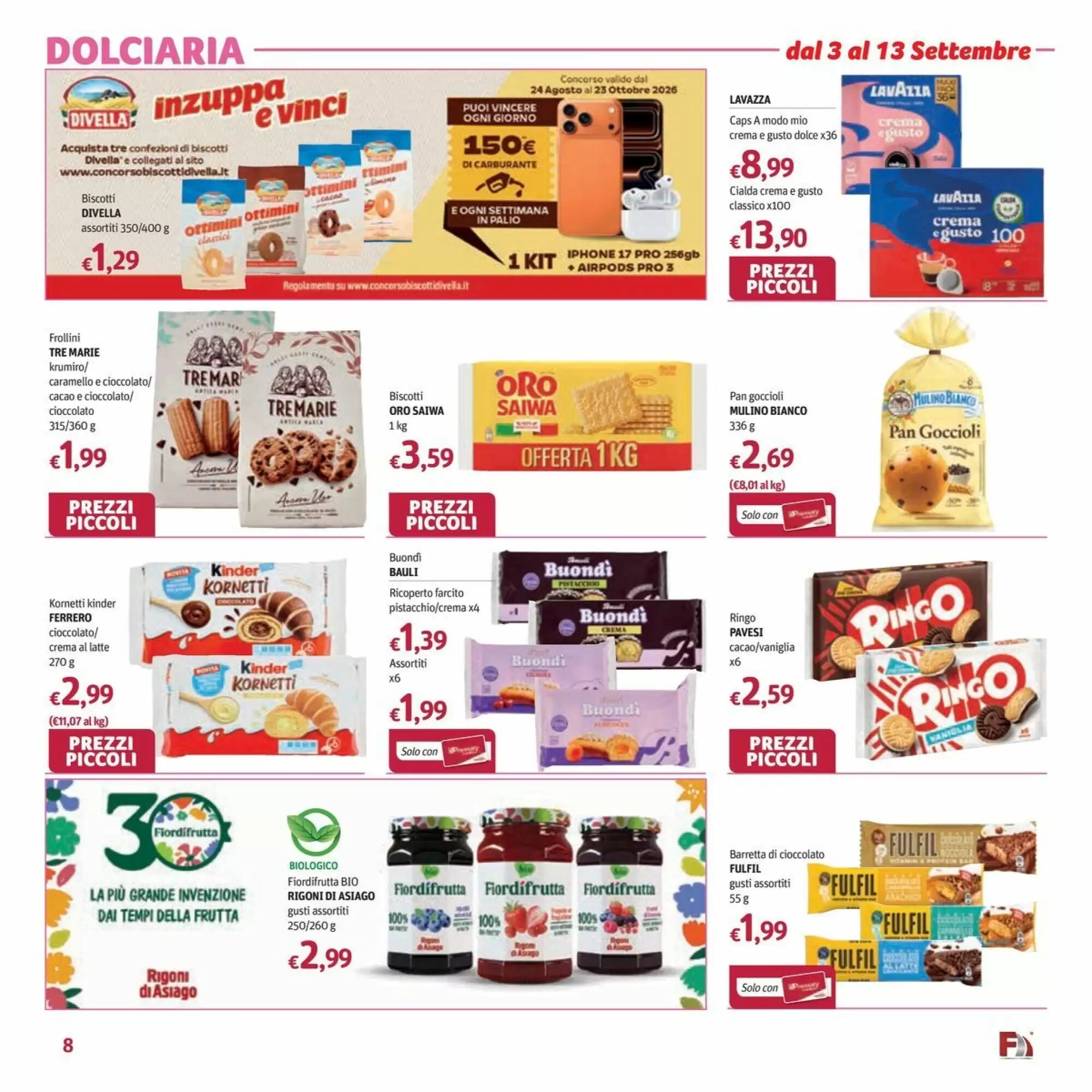 Volantino promozionale Futura Supermercati  valide dal 03/09/2026 - Pagina 8.