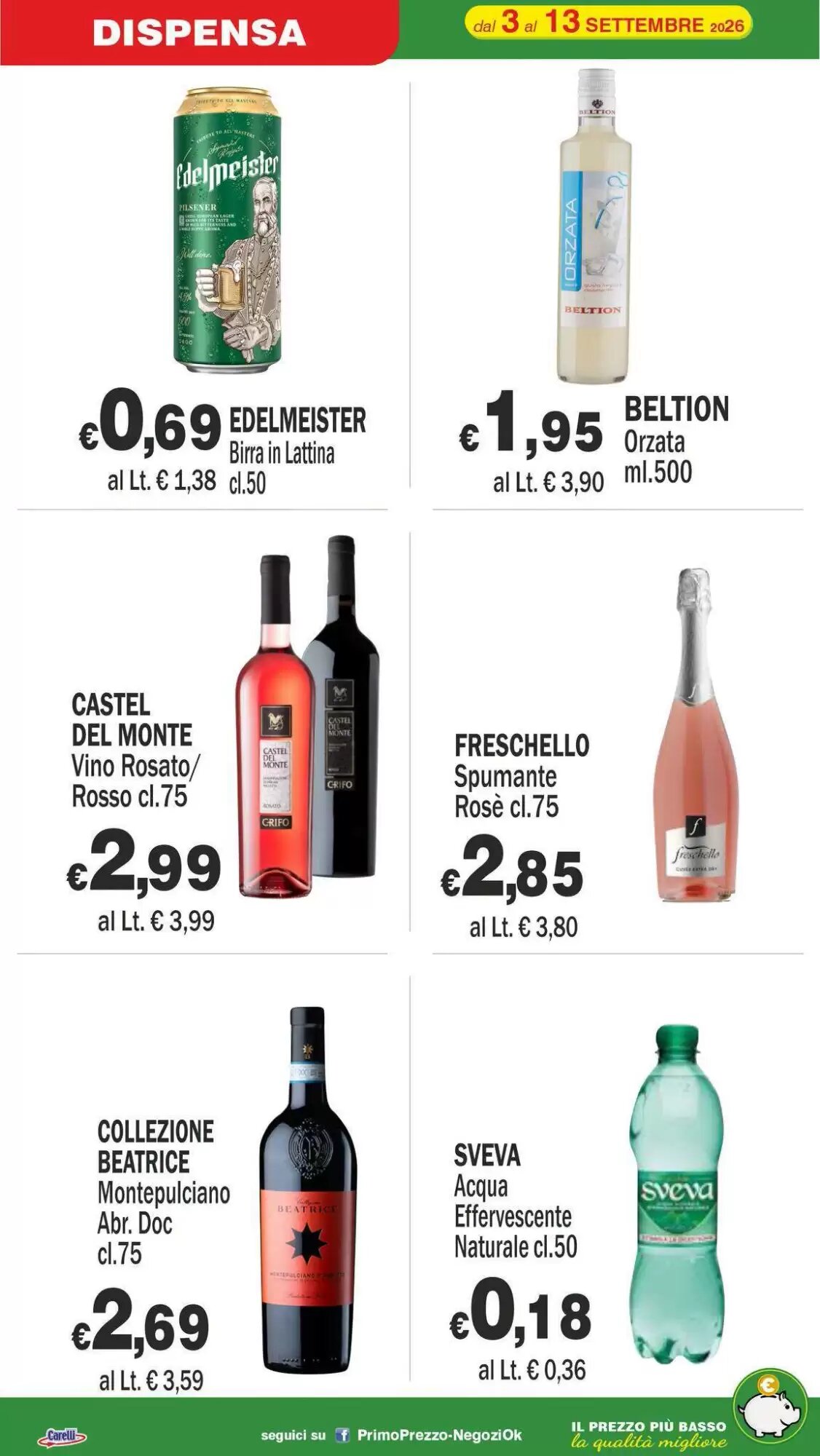 Volantino promozionale Primo Prezzo  valide dal 03/09/2026 - Pagina 11.