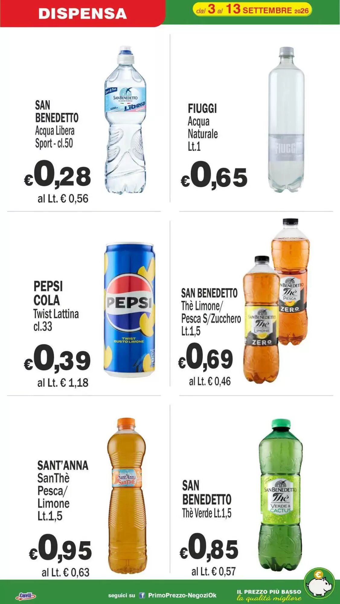 Volantino promozionale Primo Prezzo  valide dal 03/09/2026 - Pagina 13.