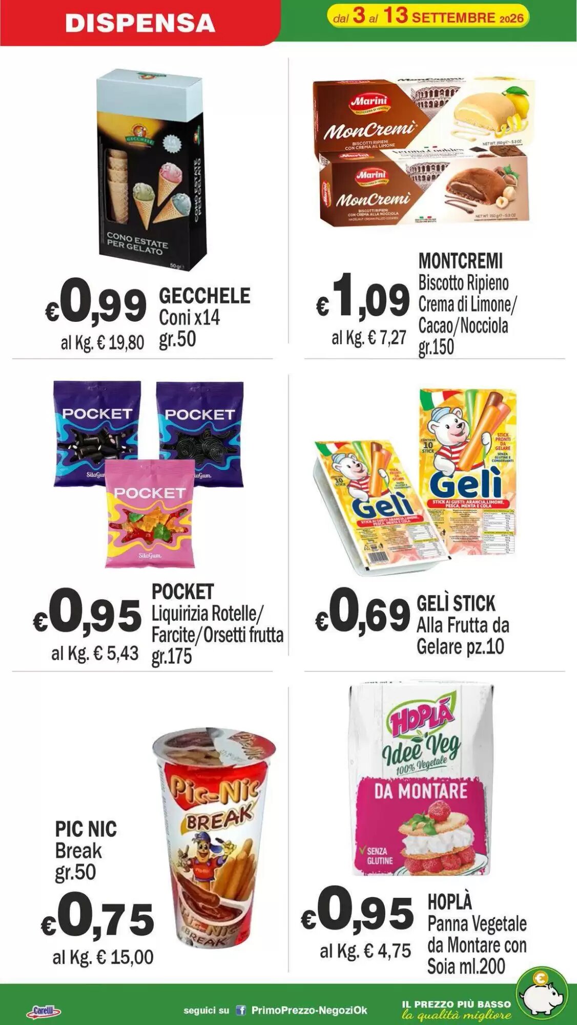 Volantino promozionale Primo Prezzo  valide dal 03/09/2026 - Pagina 17.