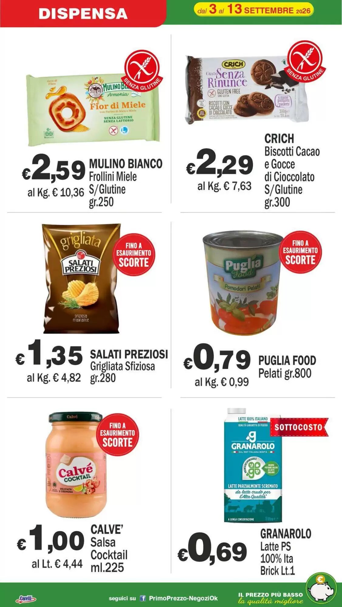 Volantino promozionale Primo Prezzo  valide dal 03/09/2026 - Pagina 19.
