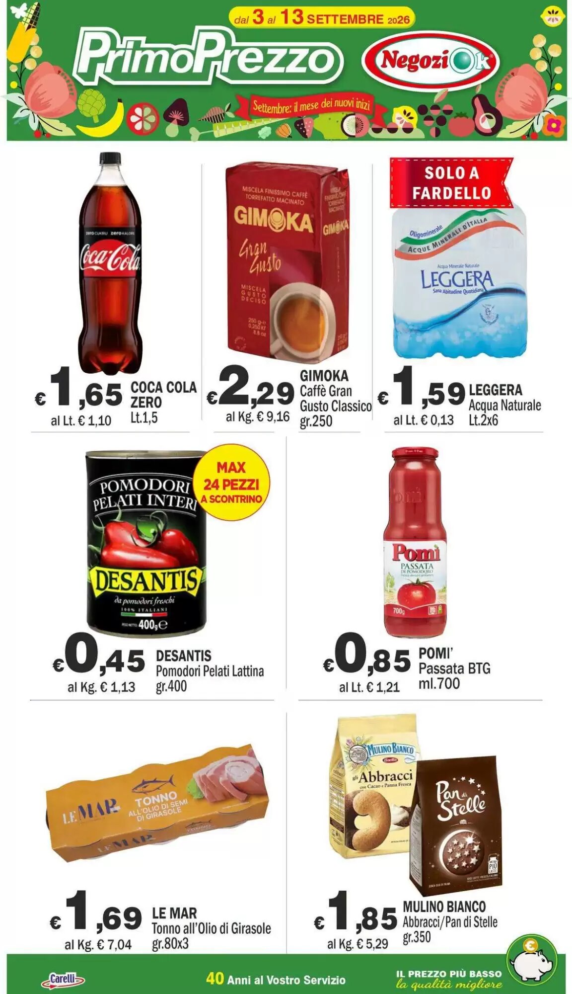 Volantino promozionale Primo Prezzo  valide dal 03/09/2026 - Pagina 2.