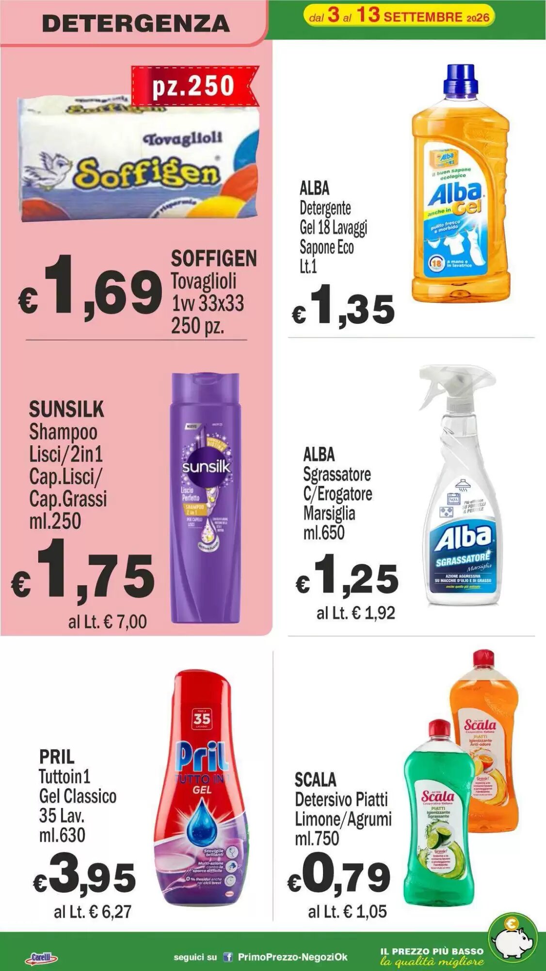 Volantino promozionale Primo Prezzo  valide dal 03/09/2026 - Pagina 21.