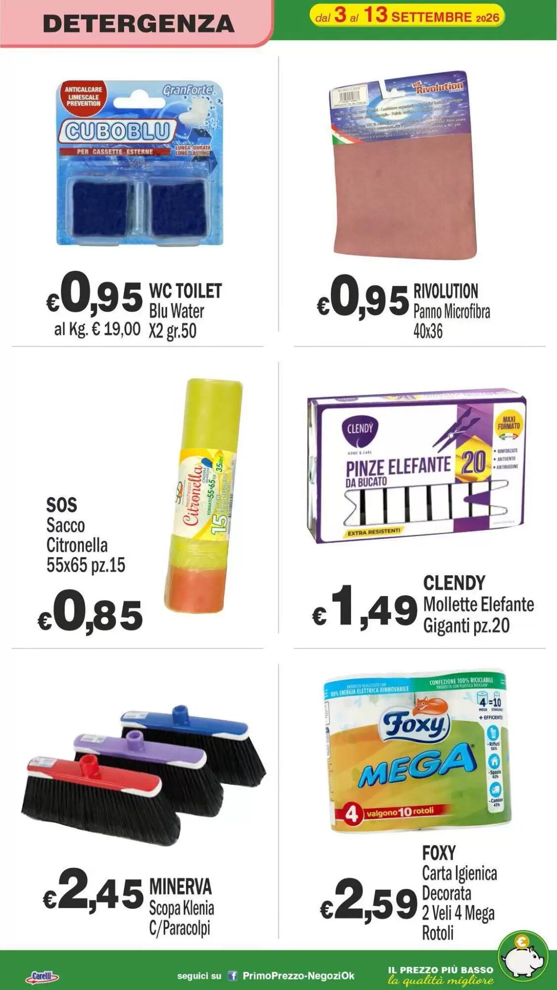 Volantino promozionale Primo Prezzo  valide dal 03/09/2026 - Pagina 23.