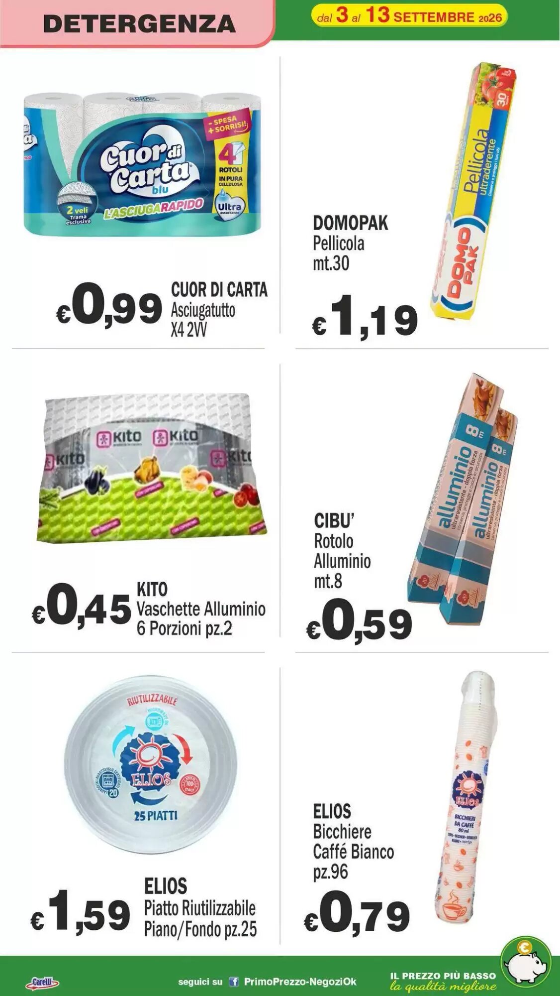 Volantino promozionale Primo Prezzo  valide dal 03/09/2026 - Pagina 24.