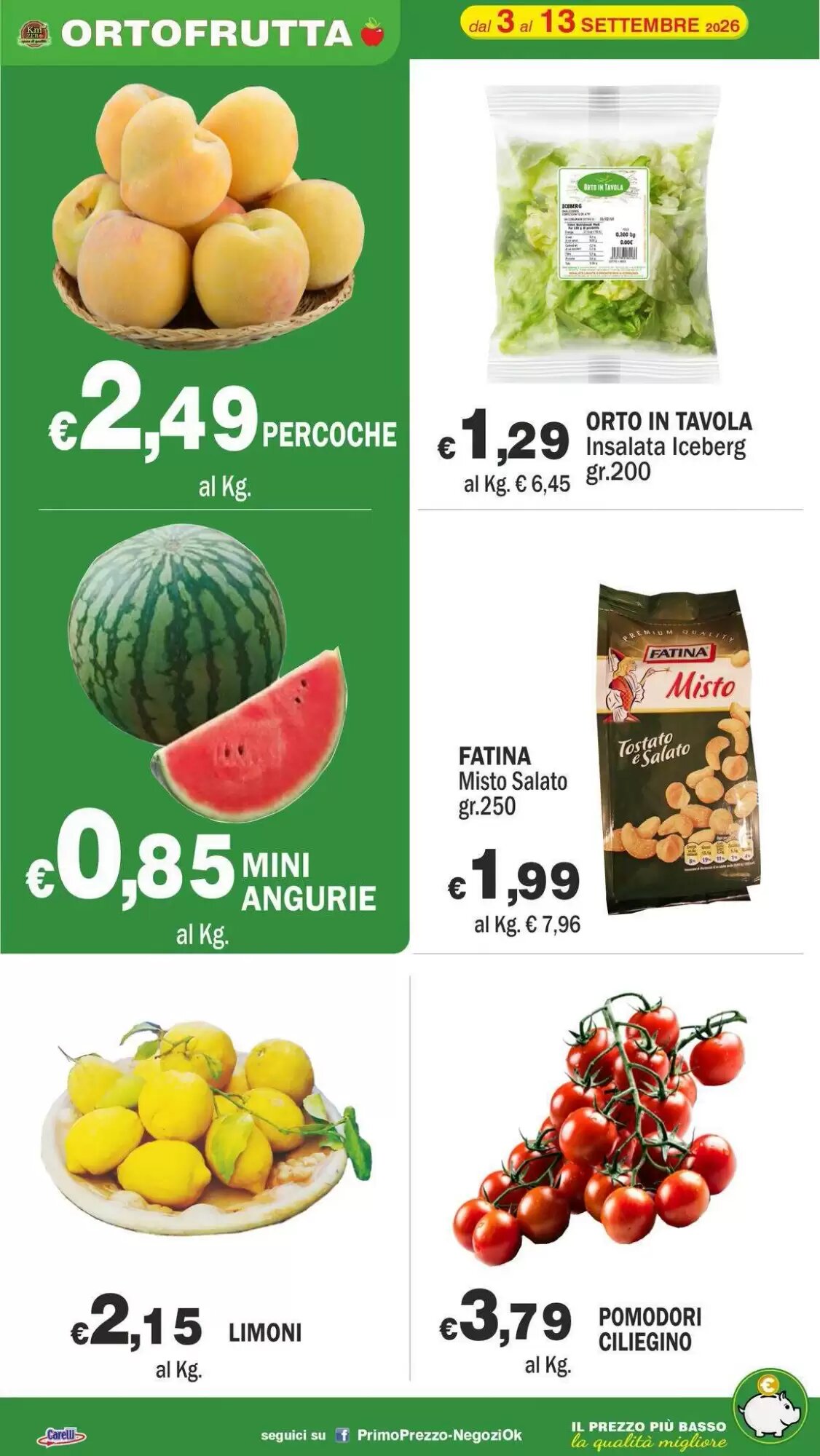Volantino promozionale Primo Prezzo  valide dal 03/09/2026 - Pagina 31.