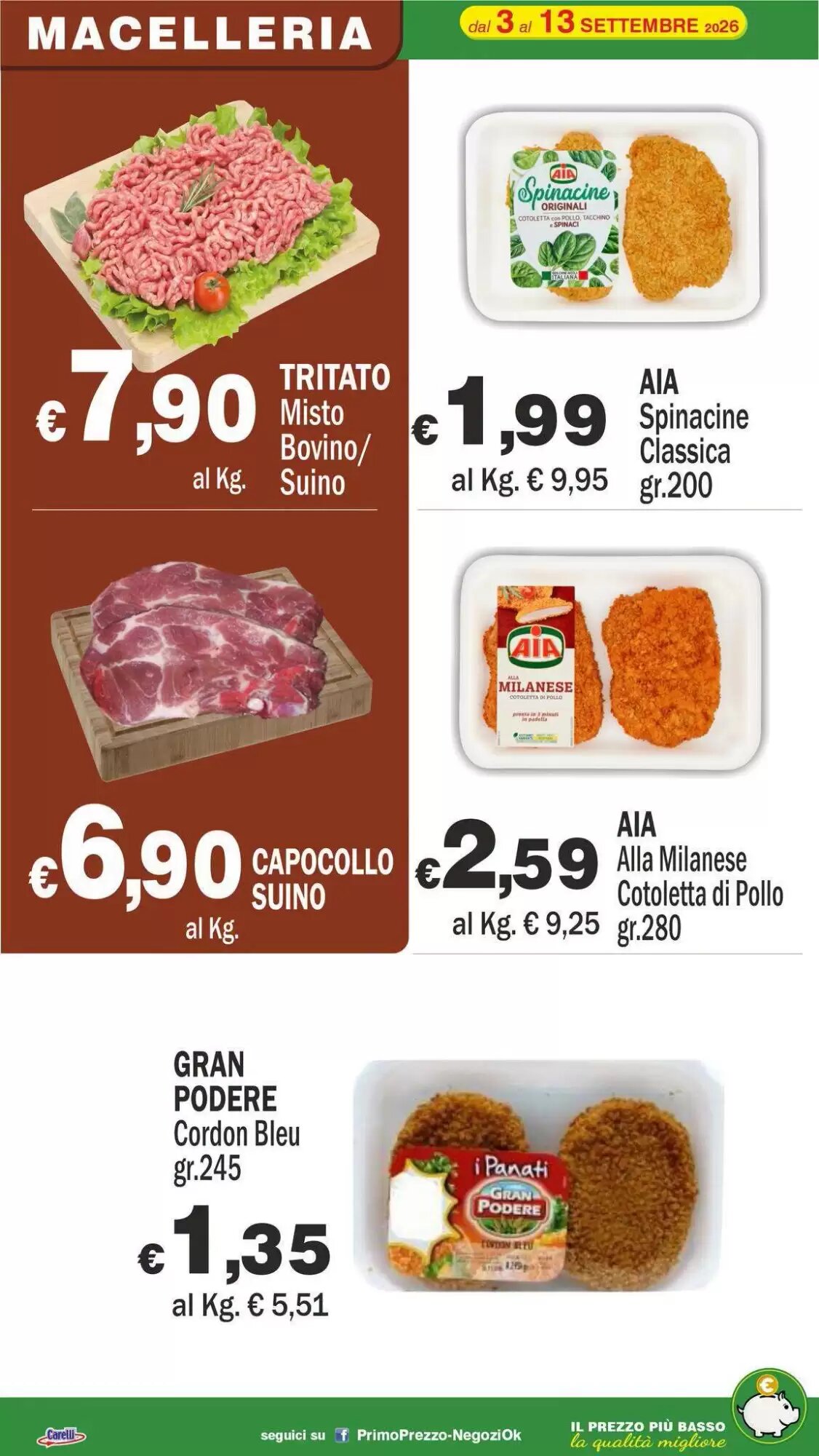 Volantino promozionale Primo Prezzo  valide dal 03/09/2026 - Pagina 34.