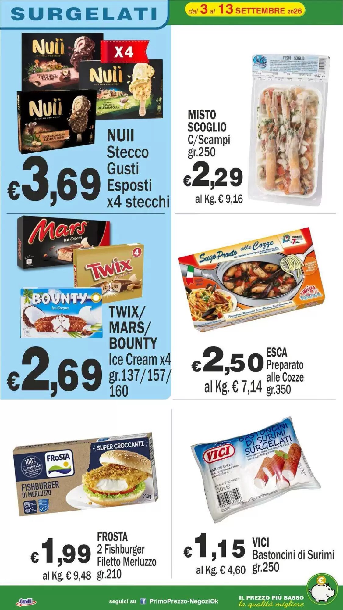 Volantino promozionale Primo Prezzo  valide dal 03/09/2026 - Pagina 38.