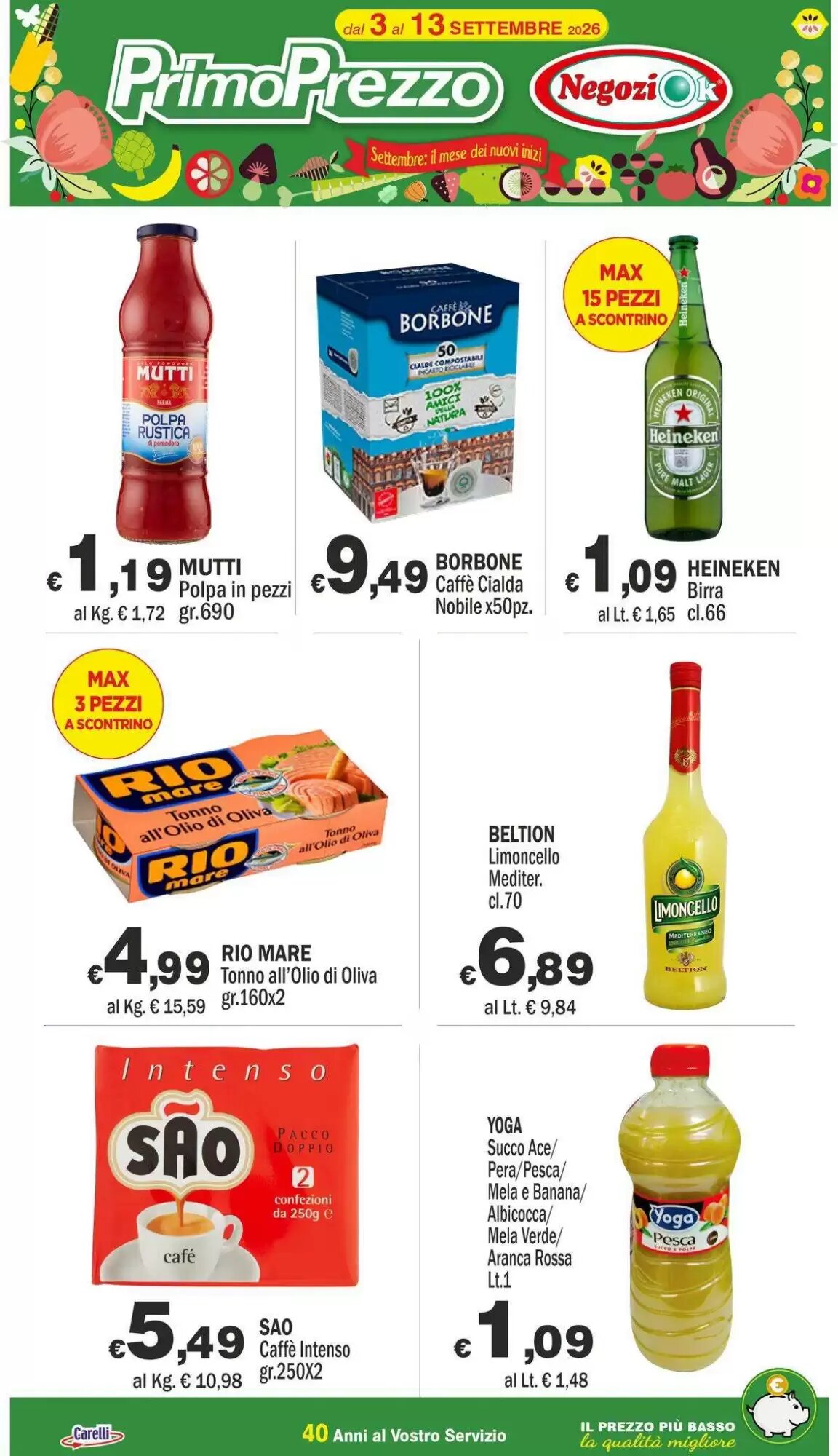 Volantino promozionale Primo Prezzo  valide dal 03/09/2026 - Pagina 4.