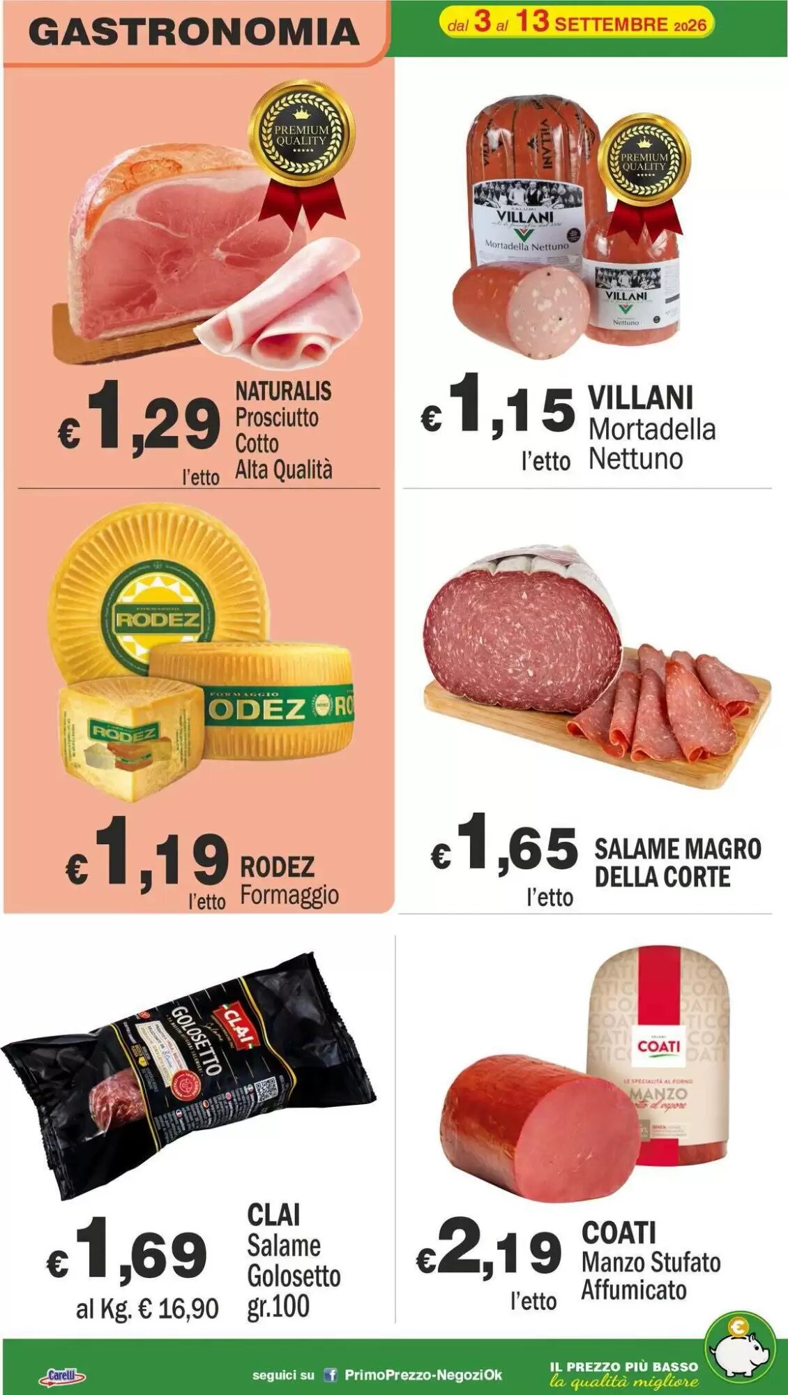 Volantino promozionale Primo Prezzo  valide dal 03/09/2026 - Pagina 41.
