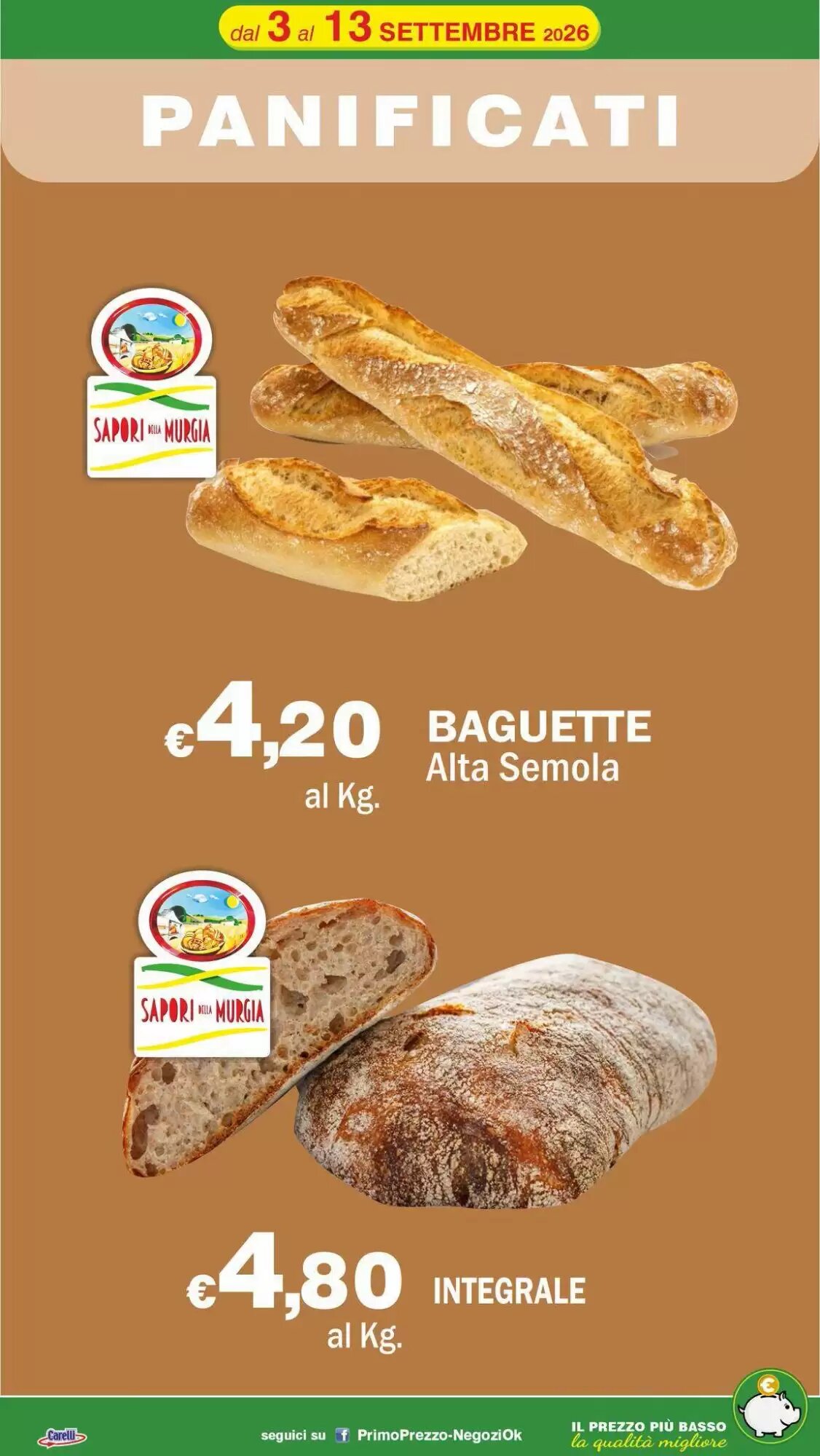 Volantino promozionale Primo Prezzo  valide dal 03/09/2026 - Pagina 44.