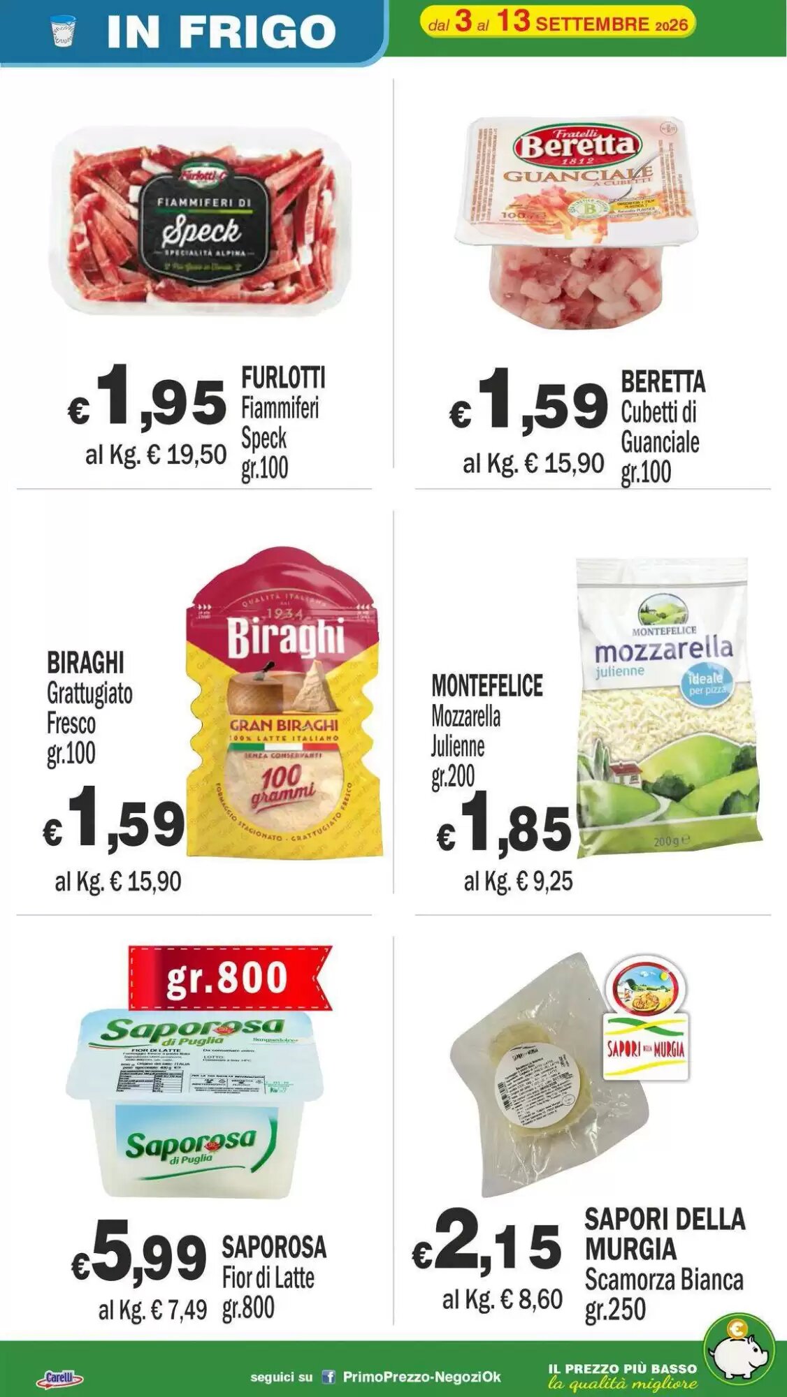 Volantino promozionale Primo Prezzo  valide dal 03/09/2026 - Pagina 47.