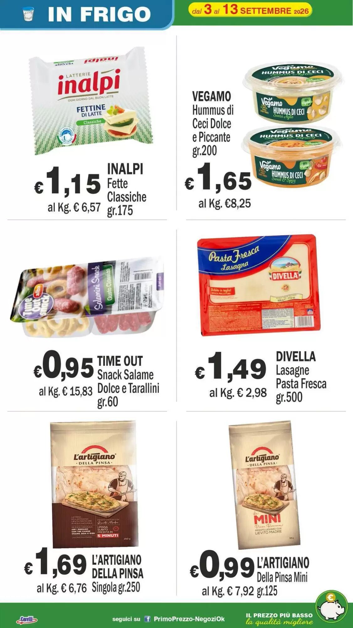 Volantino promozionale Primo Prezzo  valide dal 03/09/2026 - Pagina 52.