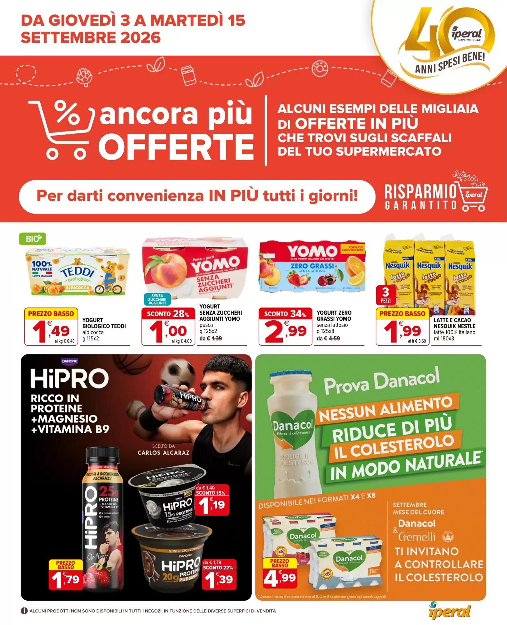 Volantino promozionale Iperal valide dal 03/09/2026 - Pagina 1.
