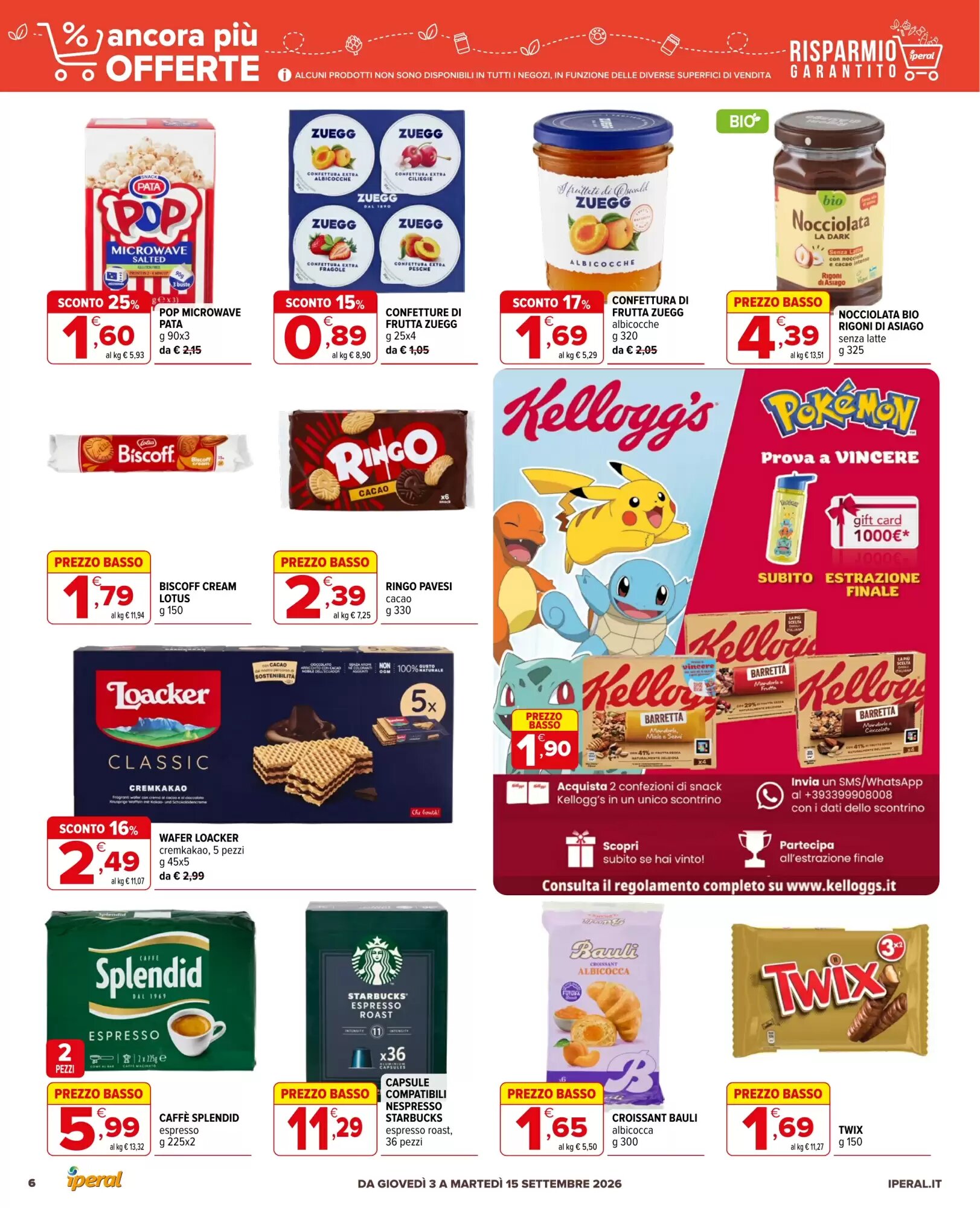 Volantino promozionale Iperal  valide dal 03/09/2026 - Pagina 6.