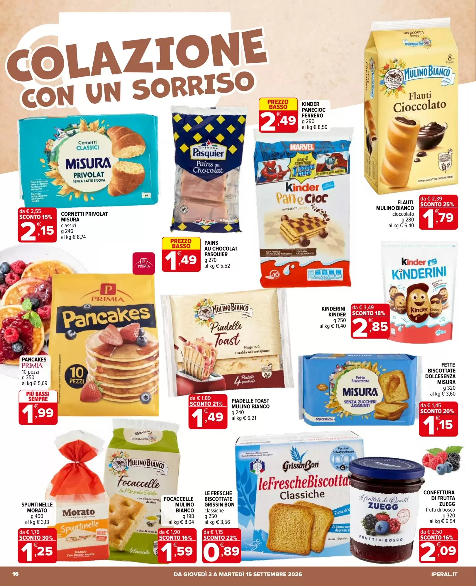 Volantino promozionale Iperal  valide dal 03/09/2026 - Pagina 16.