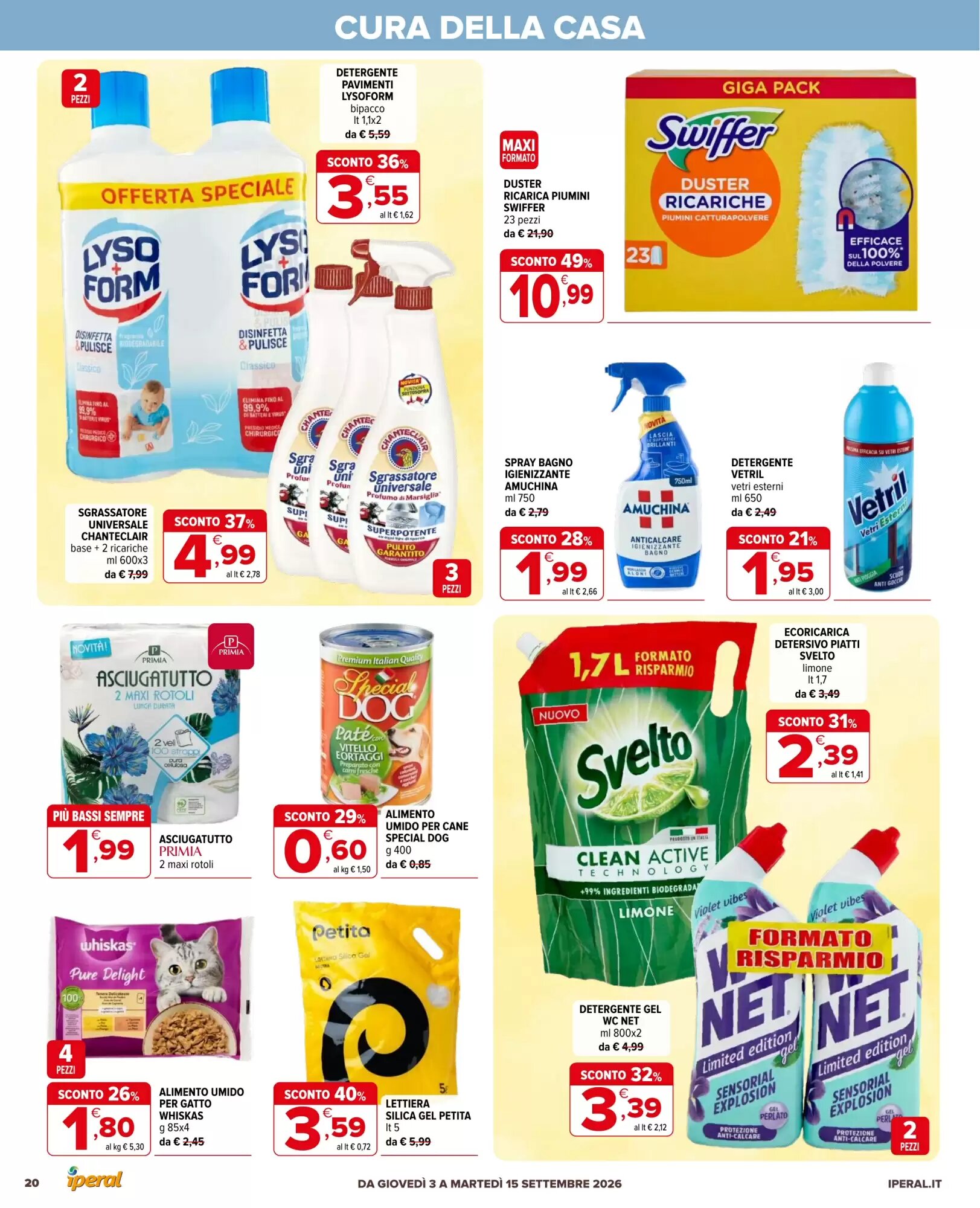 Volantino promozionale Iperal  valide dal 03/09/2026 - Pagina 20.