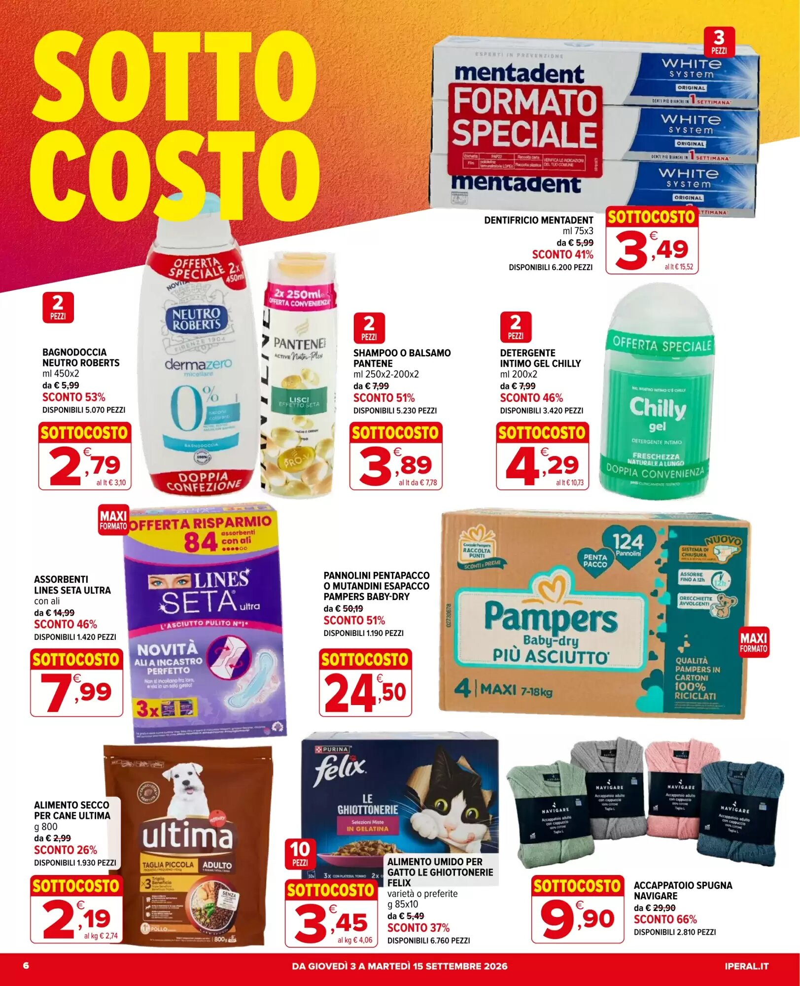 Volantino promozionale Iperal  valide dal 03/09/2026 - Pagina 6.