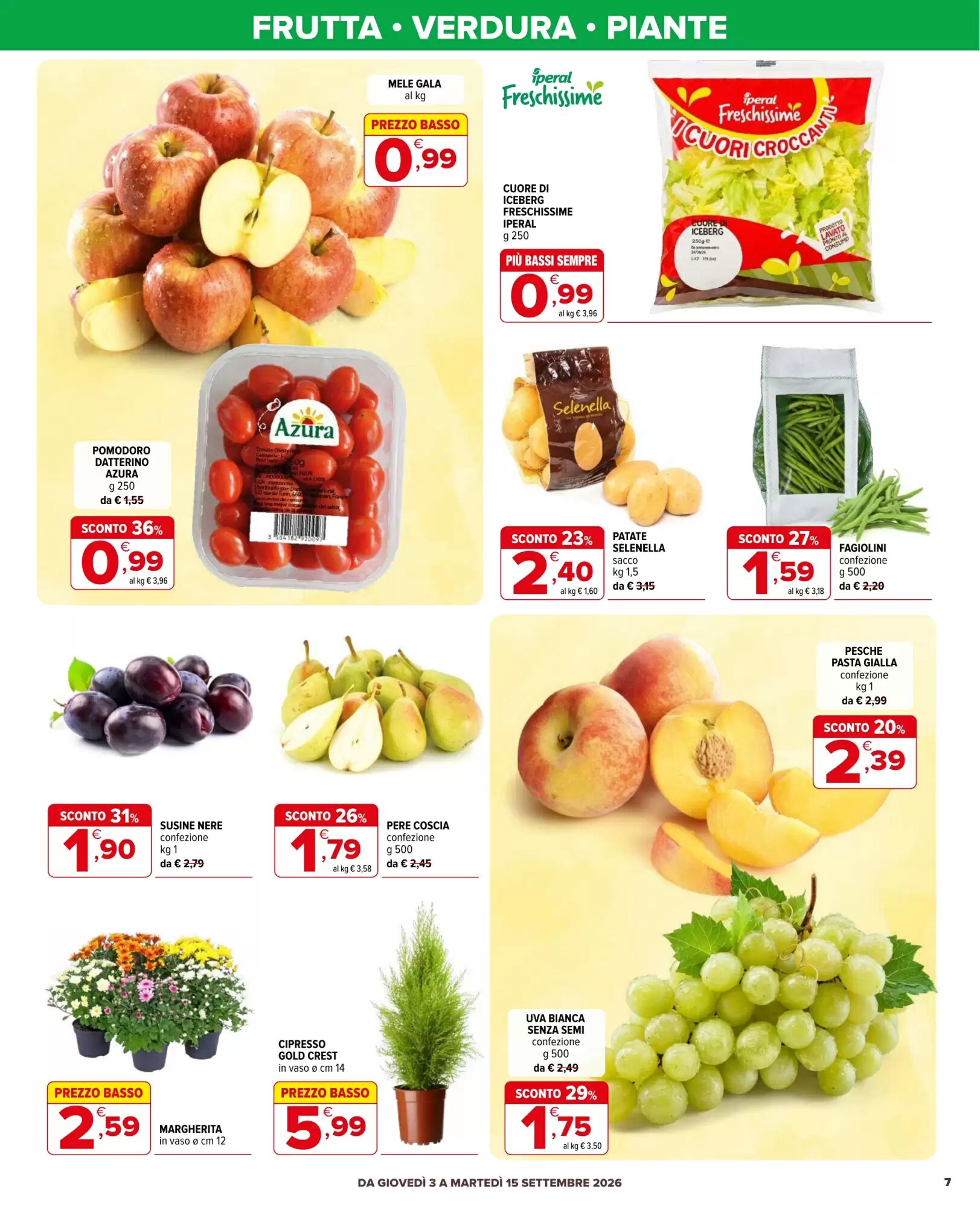 Volantino promozionale Iperal  valide dal 03/09/2026 - Pagina 7.
