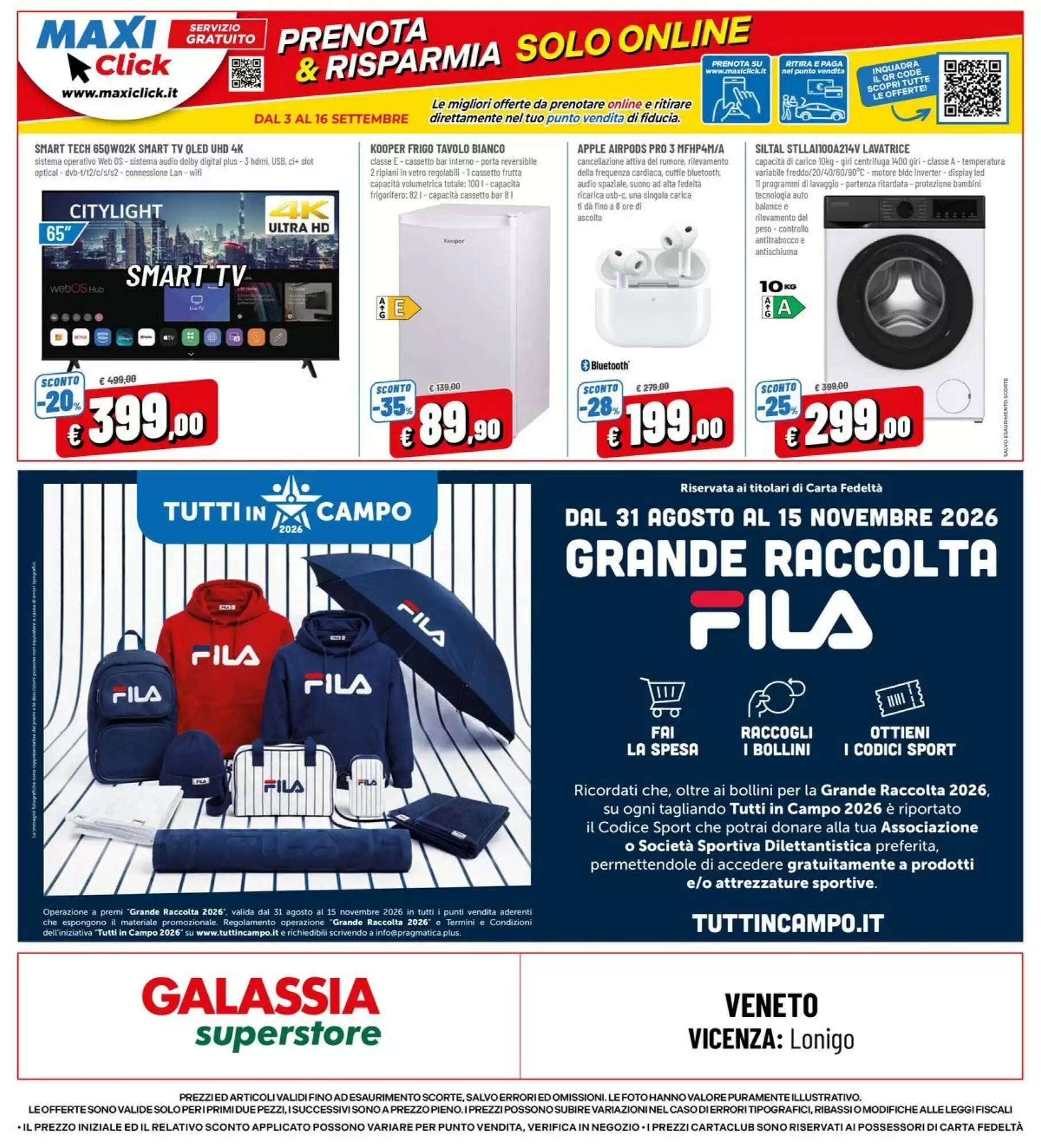 Volantino promozionale Galassia superstore  valide dal 03/09/2026 - Pagina 24.