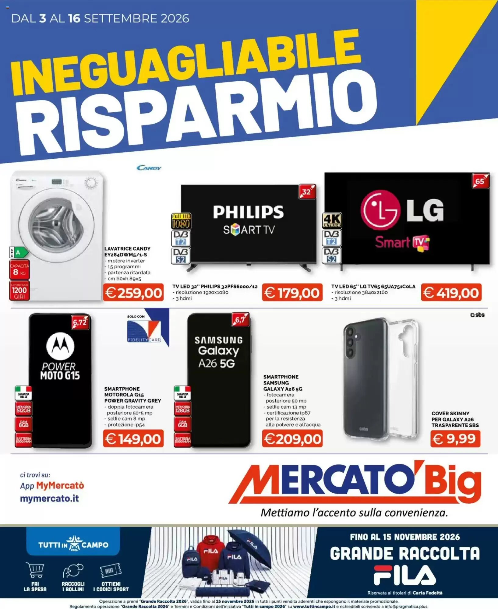 Volantino promozionale Mercatò Big  valide dal 03/09/2026 - Pagina 1.
