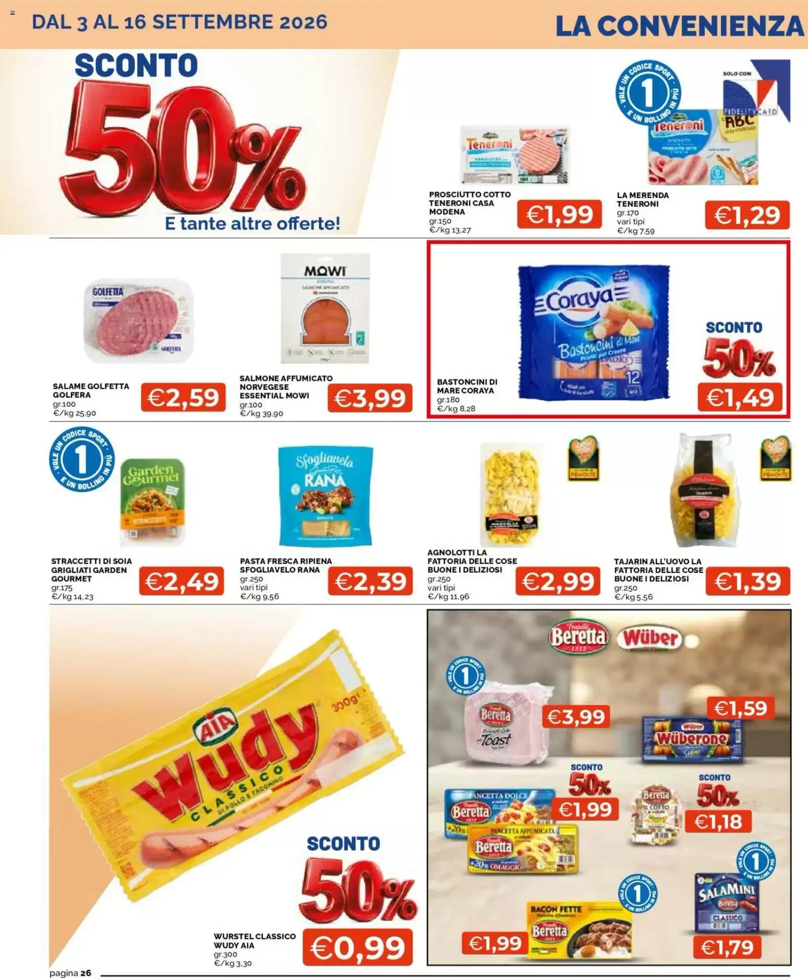 Volantino promozionale Mercatò  valide dal 03/09/2026 - Pagina 26.