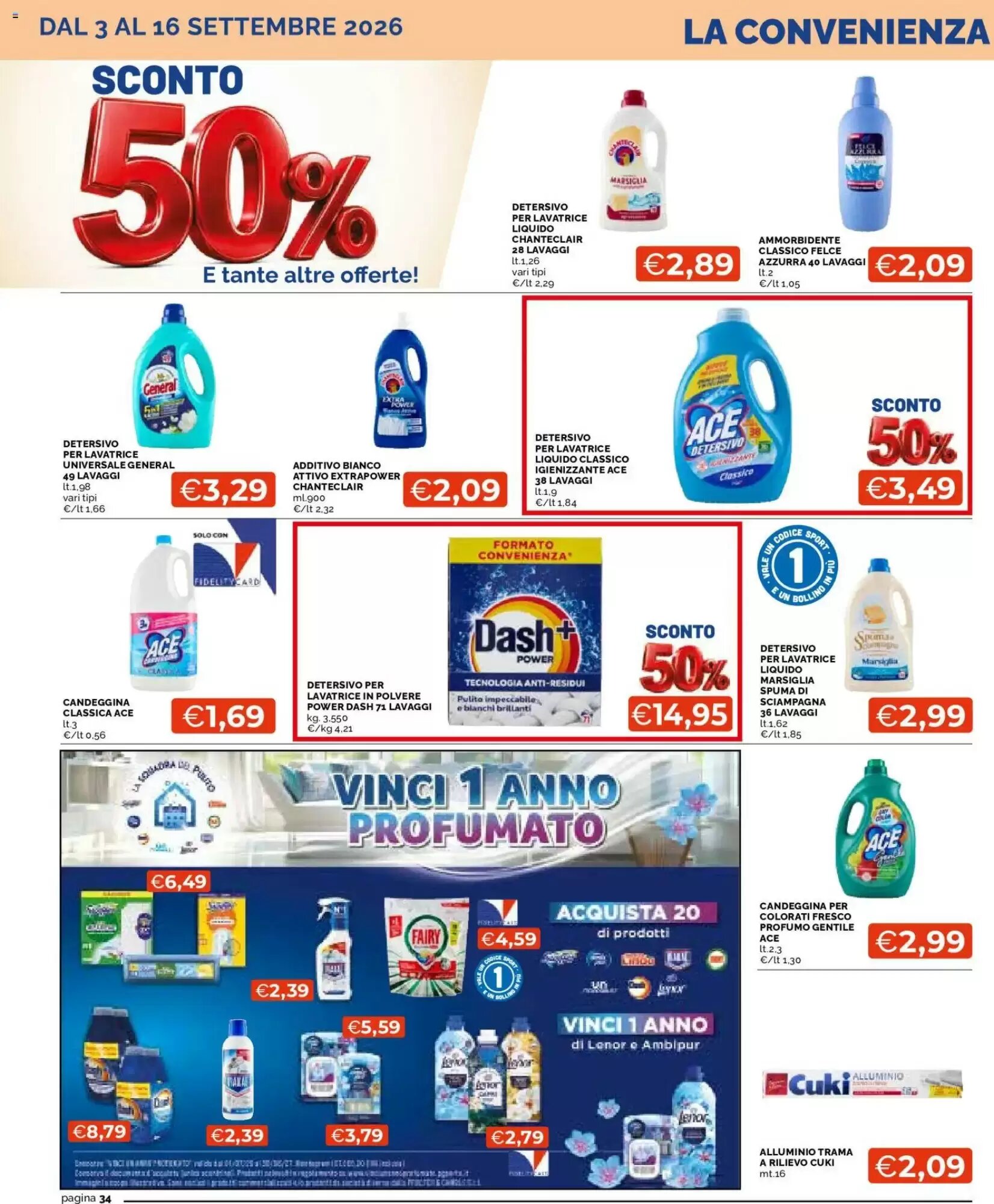 Volantino promozionale Mercatò  valide dal 03/09/2026 - Pagina 34.