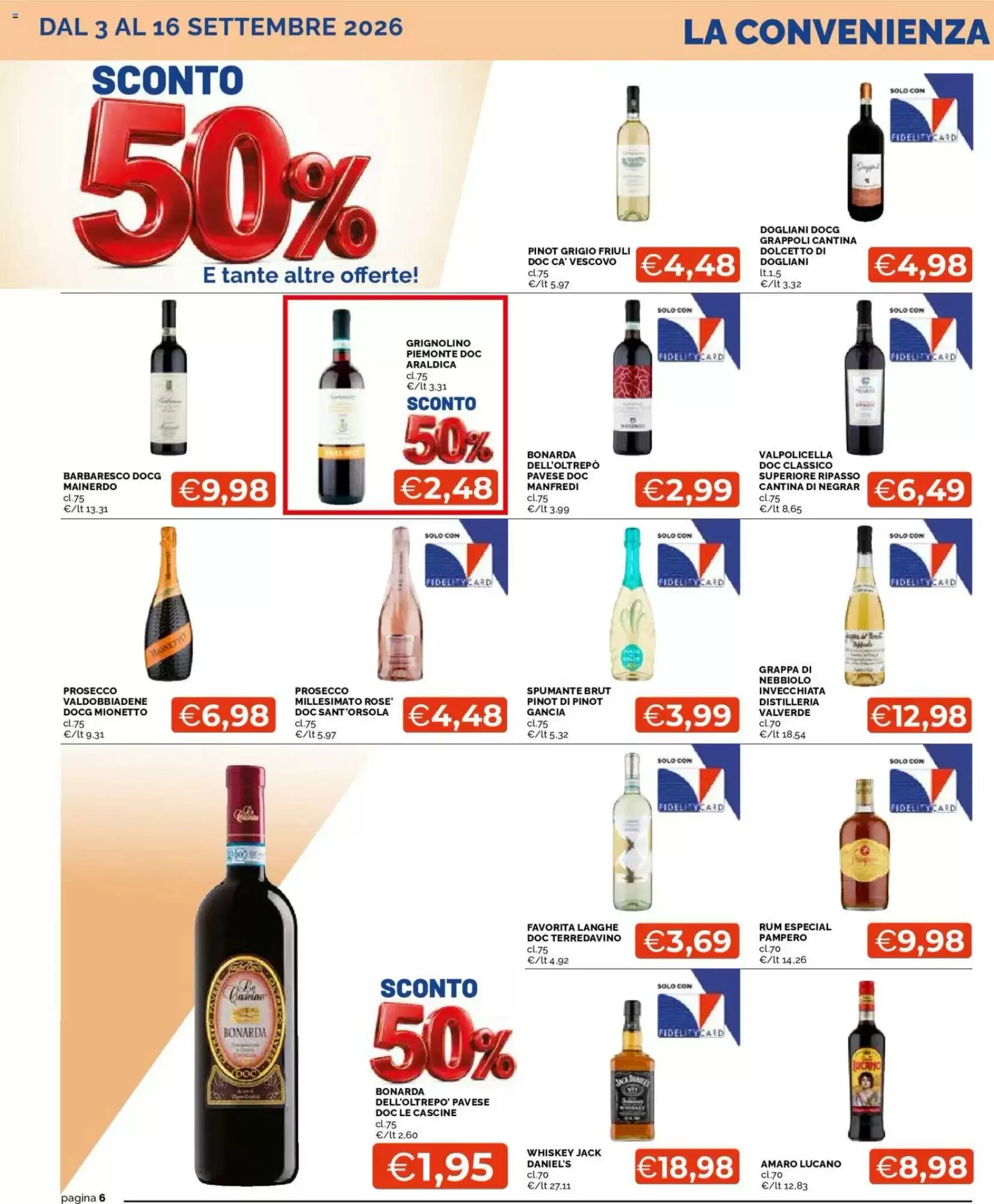 Volantino promozionale Mercatò  valide dal 03/09/2026 - Pagina 6.